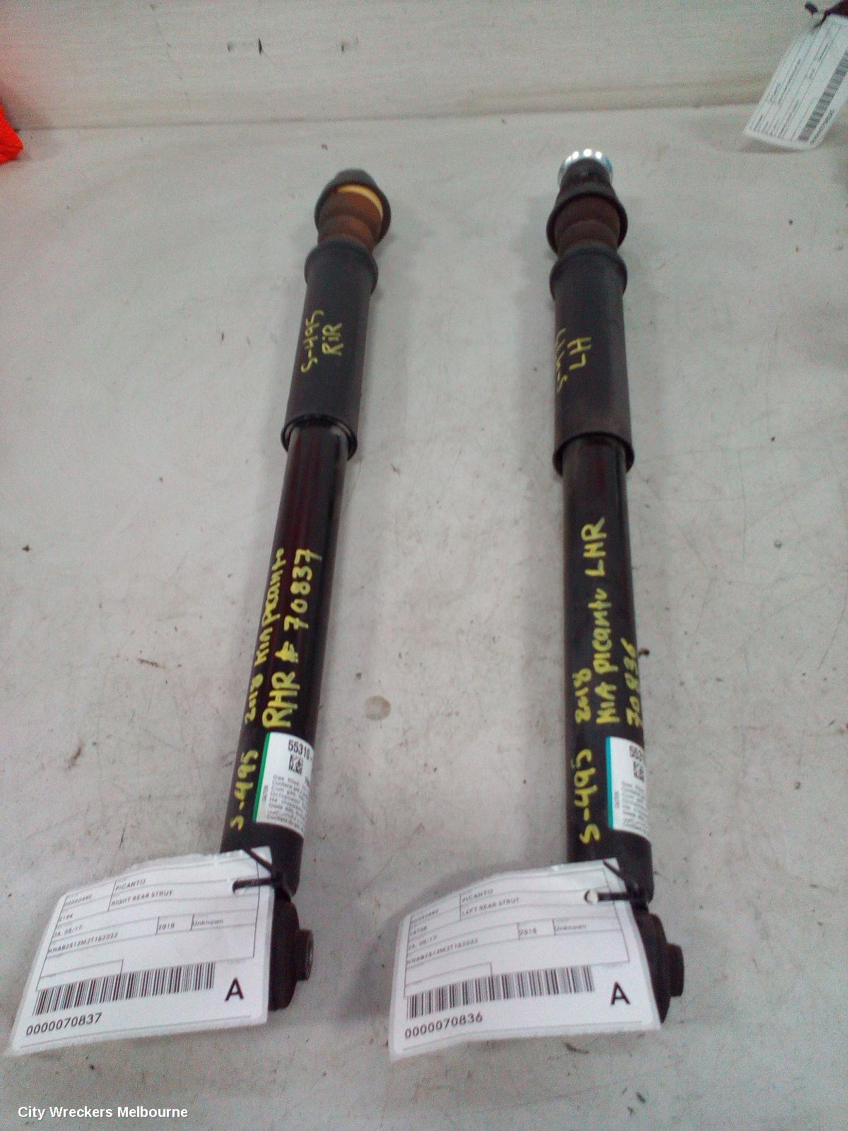 KIA PICANTO RIGHT REAR STRUT, JA, 05/2017 ONWARDS - Image 3