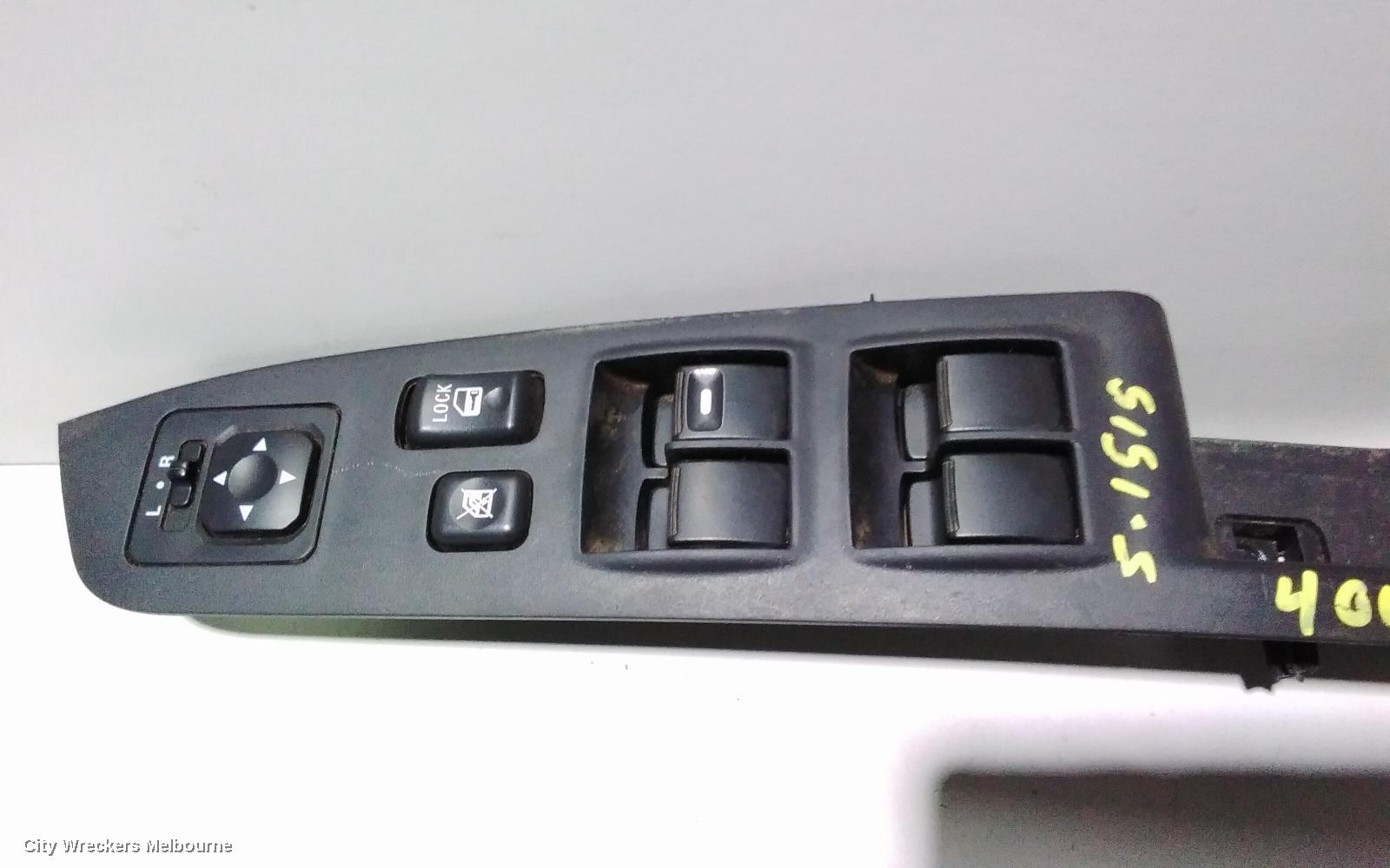 PEUGEOT 4007 PWR DR WIND SWITCH, RH FRONT (MASTER SWITCH), GS, 11/2009 - 08/2013 - Image 3