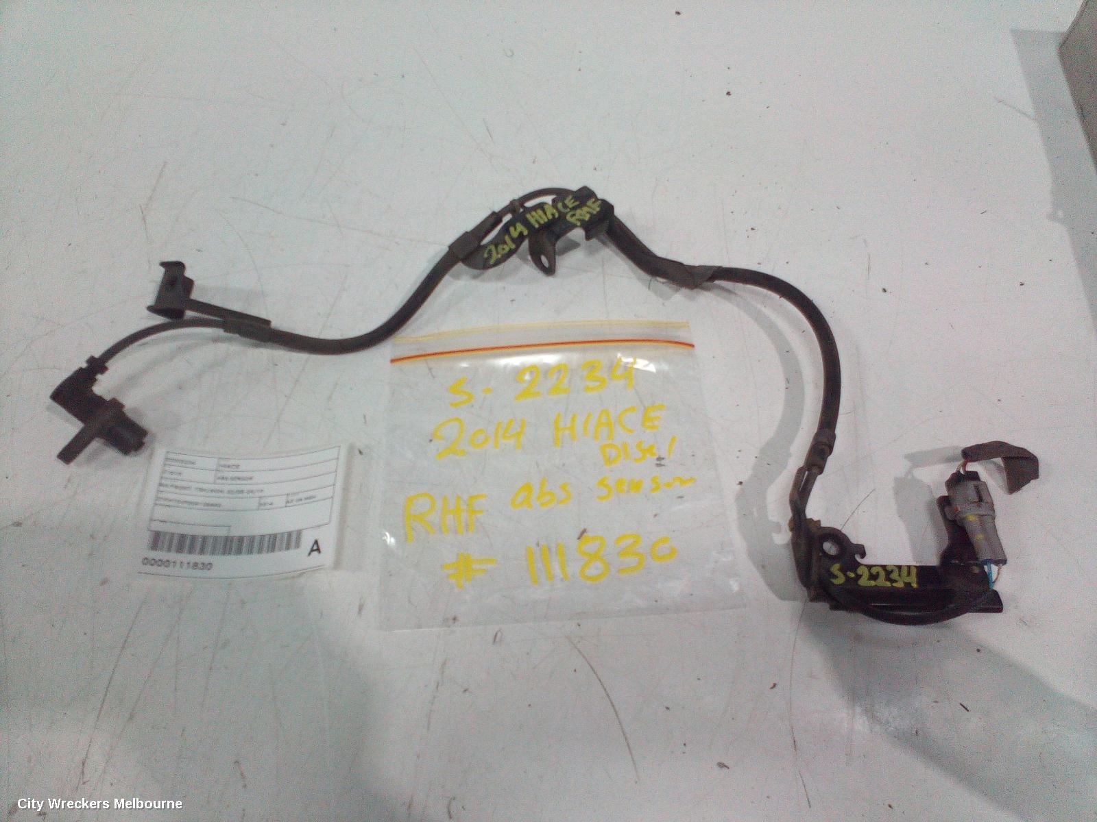 TOYOTA HIACE ABS SENSOR, RH FRONT, W/ LOOM TYPE, TRH/KDH, 03/2005 - 04/2019 - Image 2