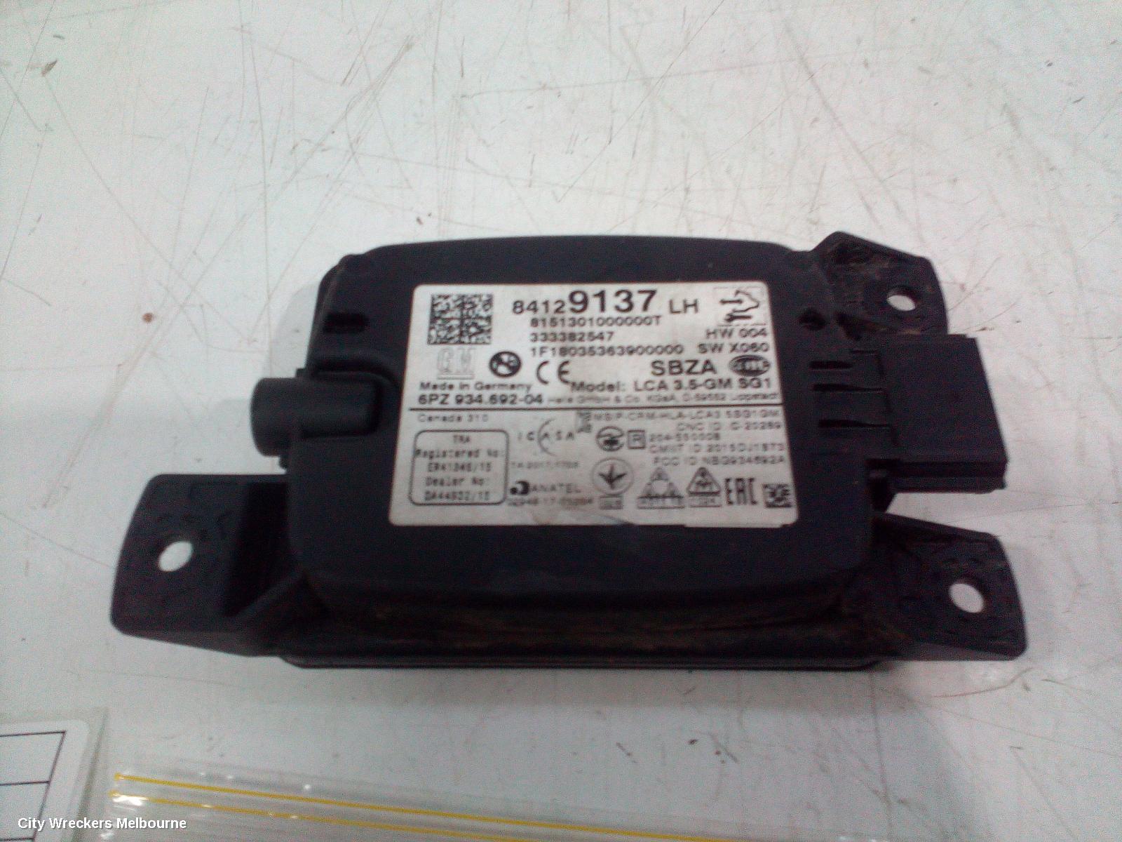 HOLDEN EQUINOX, EQ, 09/2017 - 12/2020, 84129137 BLIND SPOT MONITOR RADAR MODULE 84129137: 116032 - Image 2