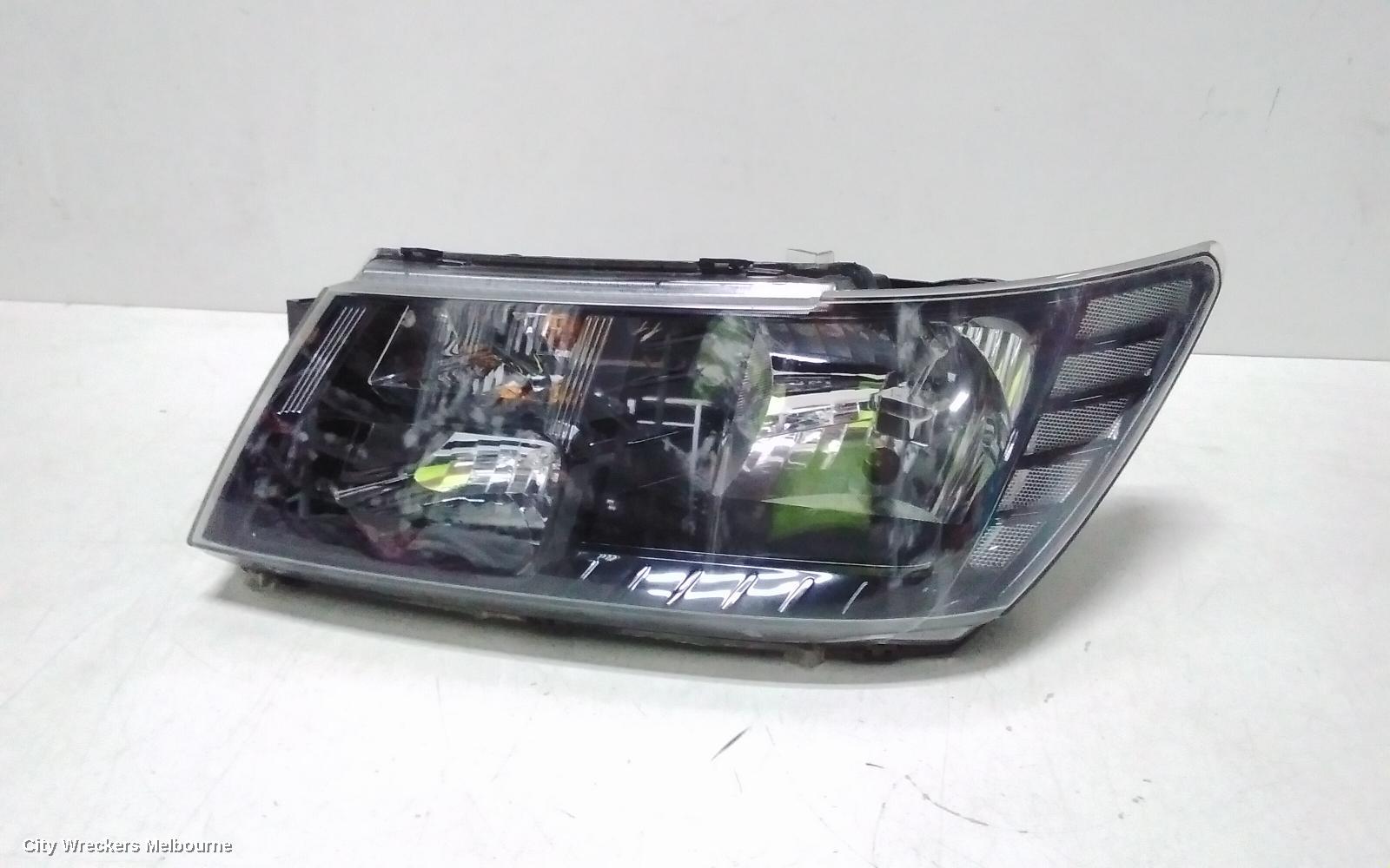 FIAT FREEMONT LEFT HEADLAMP, JC, BLACK INSERT, 04/2013 - 01/2017 - Image 1