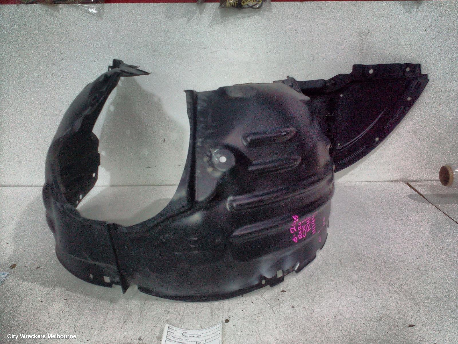 MAZDA CX8 RIGHT GUARD LINER, KG, FRONT, 05/2018 - 12/2023 - Image 1