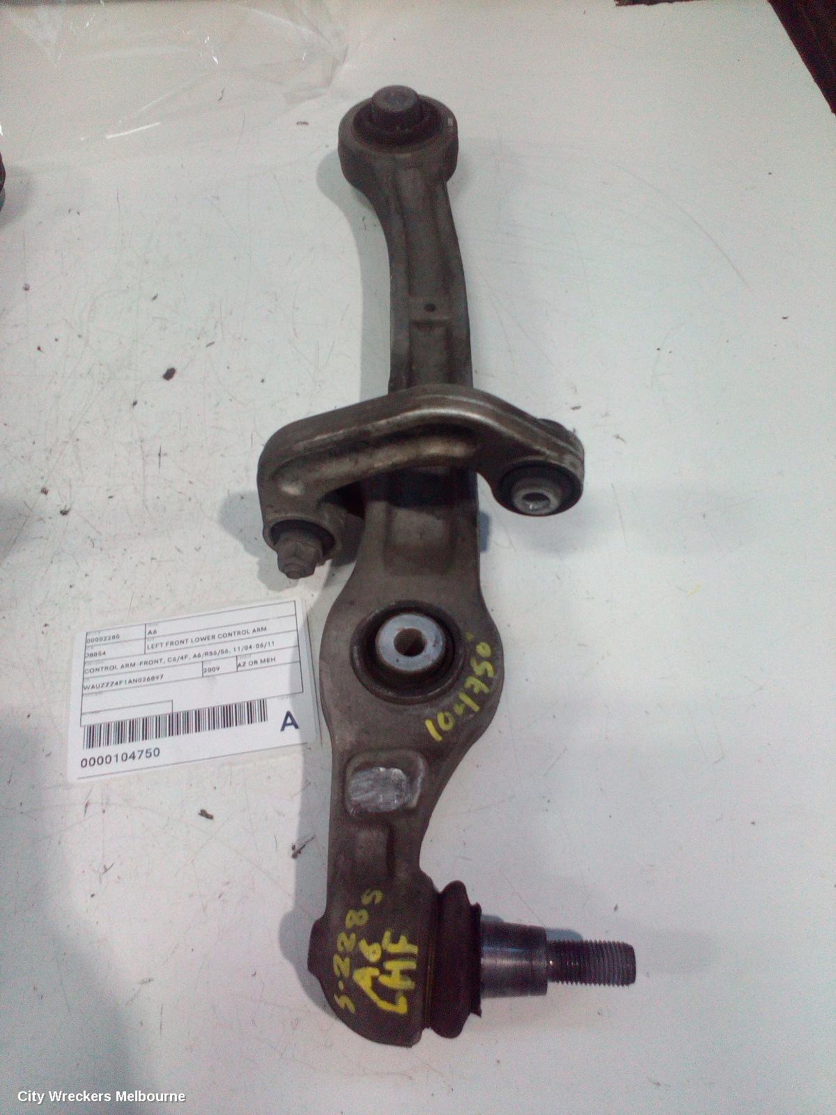 AUDI A6 LEFT FRONT LOWER CONTROL ARM, CONTROL ARM-FRONT, C6/4F, A6/RS6/S6, 11/2004 - 06/2011 - Image 2