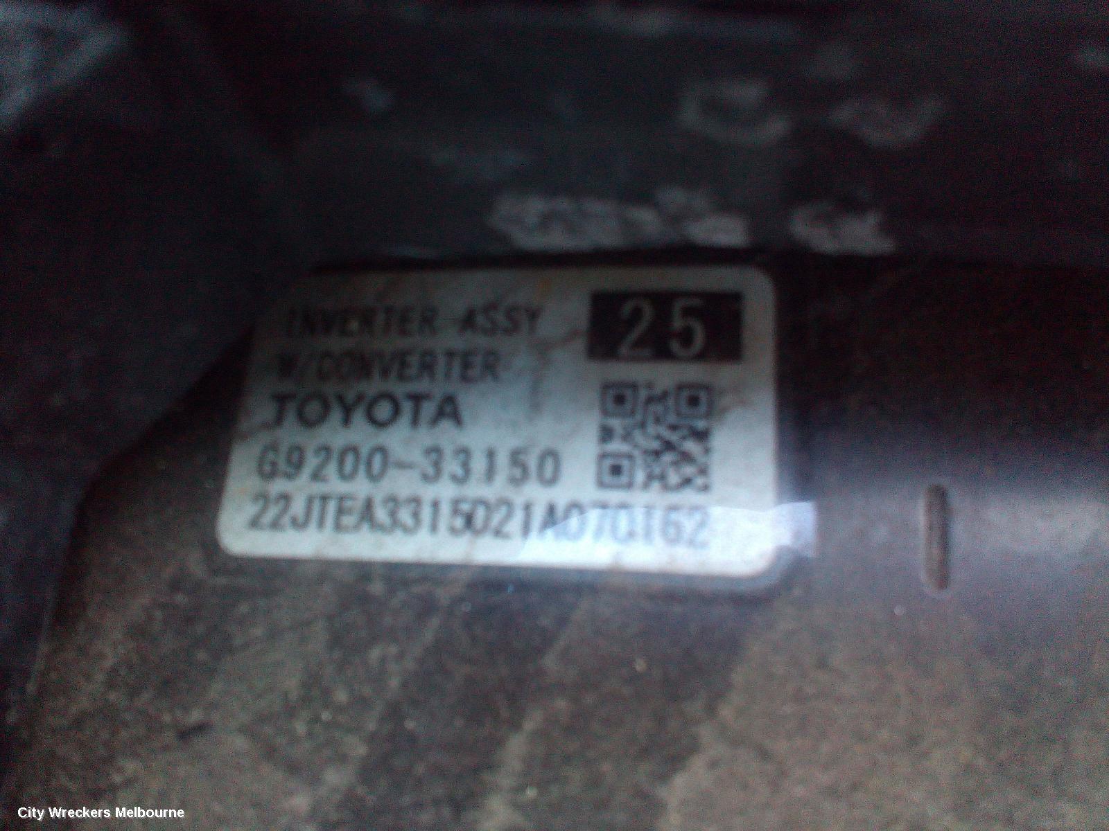 TOYOTA CAMRY INVERTER, HYBRID INVERTER, AXVH71, 09/2017 ONWARDS - Image 3