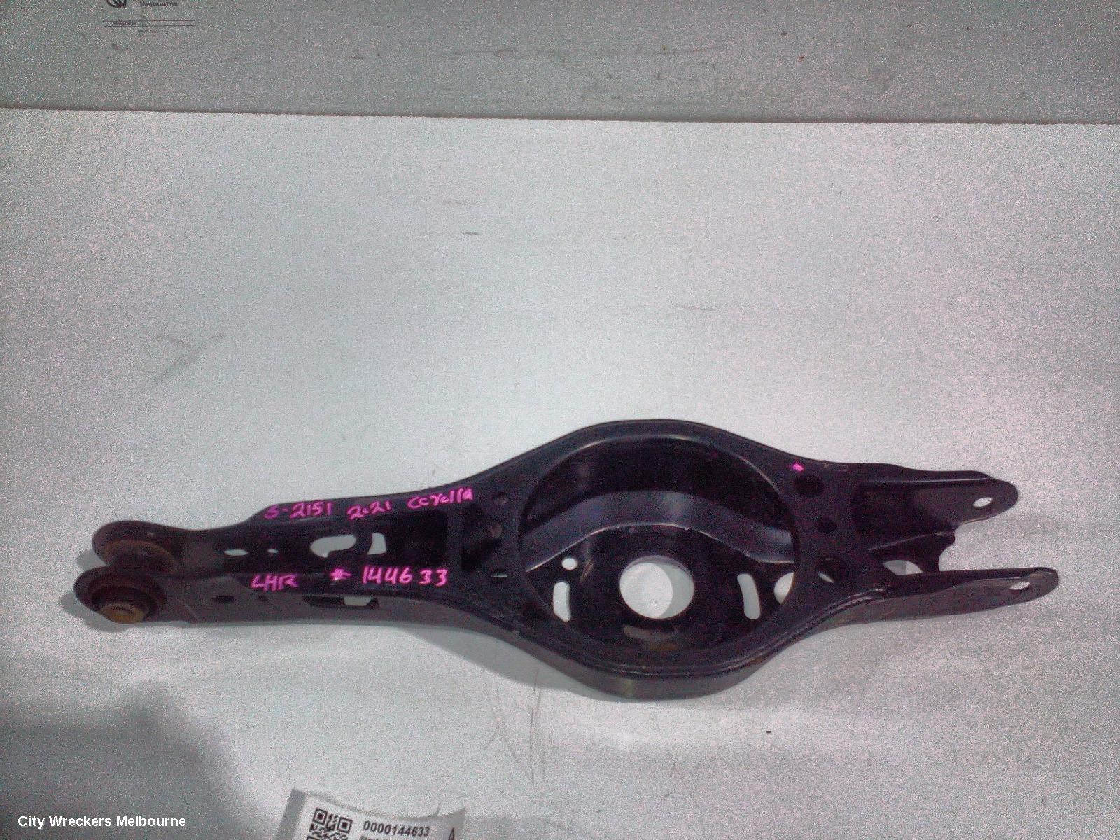TOYOTA COROLLA LEFT REAR TRAILING ARM, LOWER CONTROL ARM-REAR, E210, 07/2018 ONWARDS - Image 1