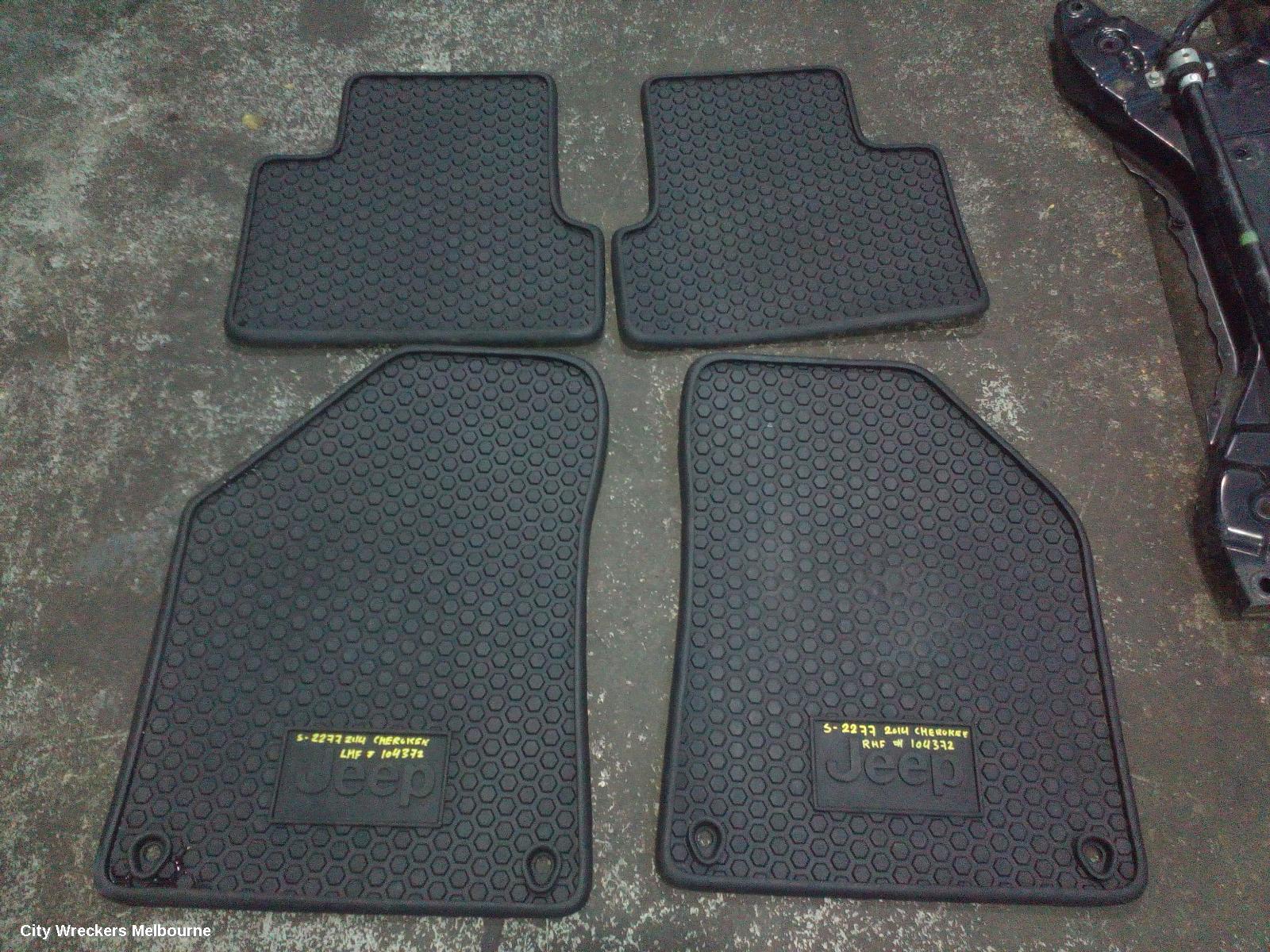 JEEP CHEROKEE FLOOR MATS, KL, 06/2014 - 11/2022 - Image 2