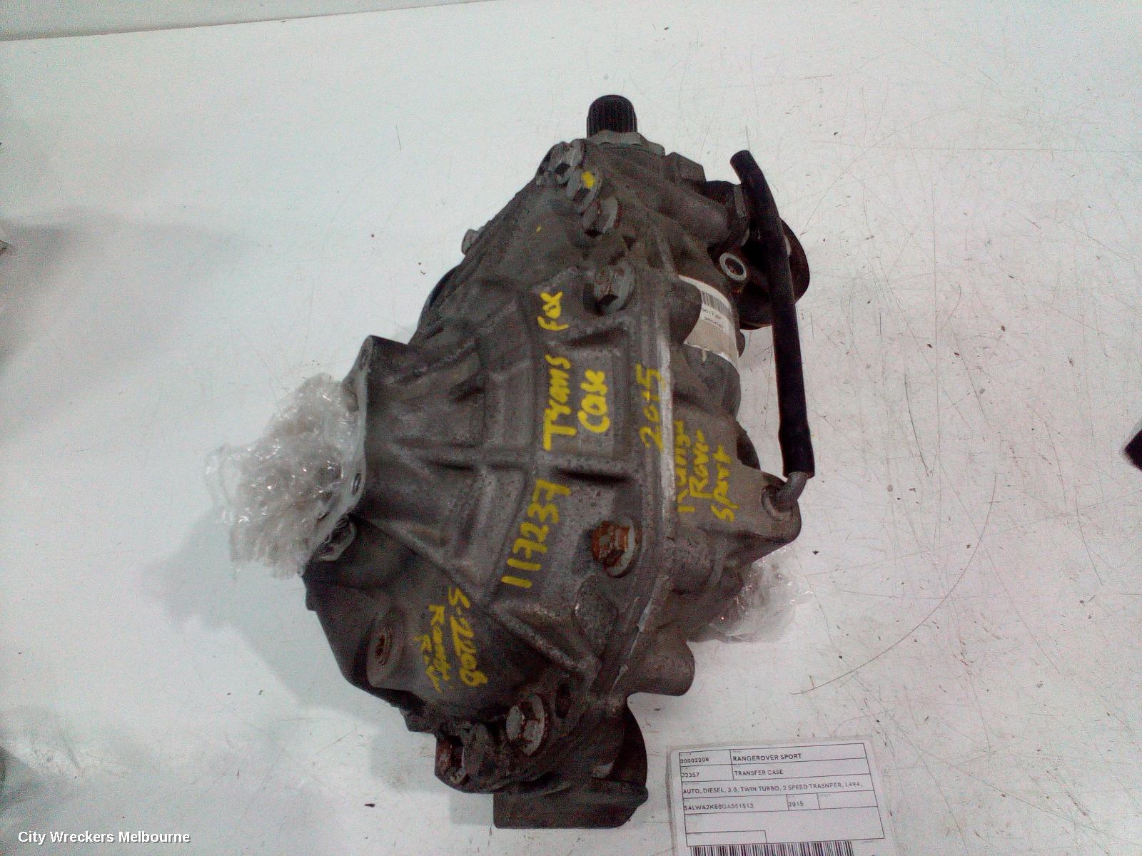 LAND ROVER RANGEROVER SPORT TRANSFER CASE, AUTO, DIESEL, 3.0, TWIN TURBO, 2 SPEED TRASNFER, L494, 06/2013 - 05/2018 - Image 2