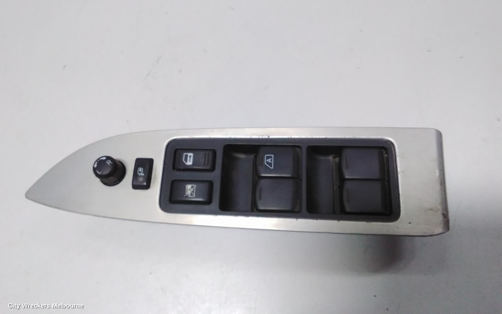NISSAN MURANO PWR DR WIND SWITCH, RH FRONT (MASTER SWITCH), Z51, TI TYPE, 12/2008 - 12/2014 - Image 2