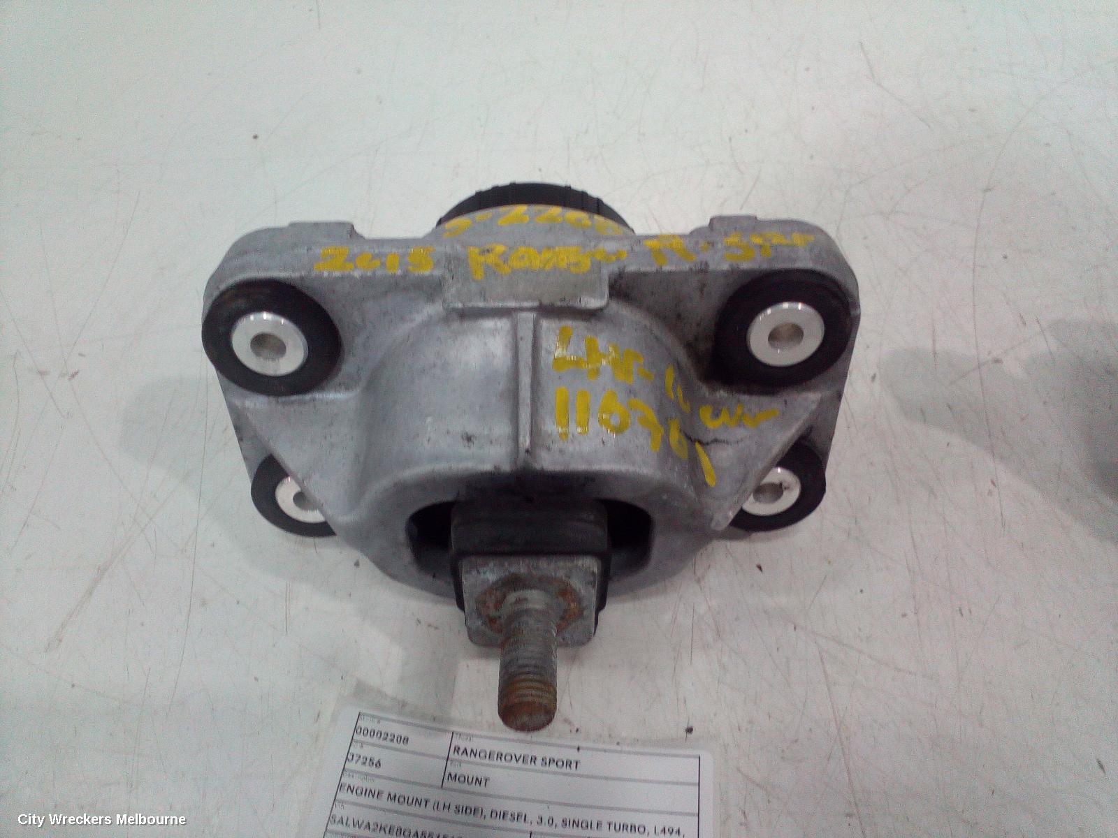 LAND ROVER RANGEROVER SPORT MOUNT, ENGINE MOUNT (LH SIDE), DIESEL, 3.0, SINGLE TURBO, L494, 06/2013 - 04/2022 - Image 1