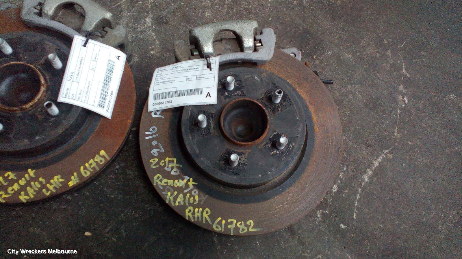 RENAULT KALEOS RIGHT REAR HUB ASSEMBLY, XZG, 05/2016 ONWARDS - Image 1