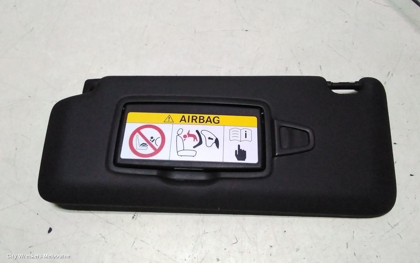 MERCEDES EQA SUNVISOR, LH SIDE, BLACK, H243, 01/2021 ONWARDS - Image 1