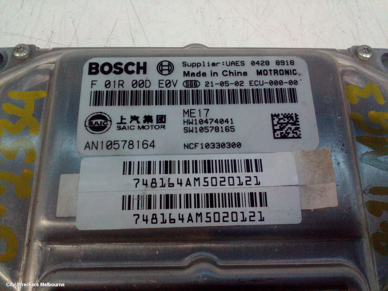 MG MG3 ECU, ENGINE ECU, 1.5, PETROL, ECU ONLY, SZP1, 07/2016 ONWARDS - Image 3