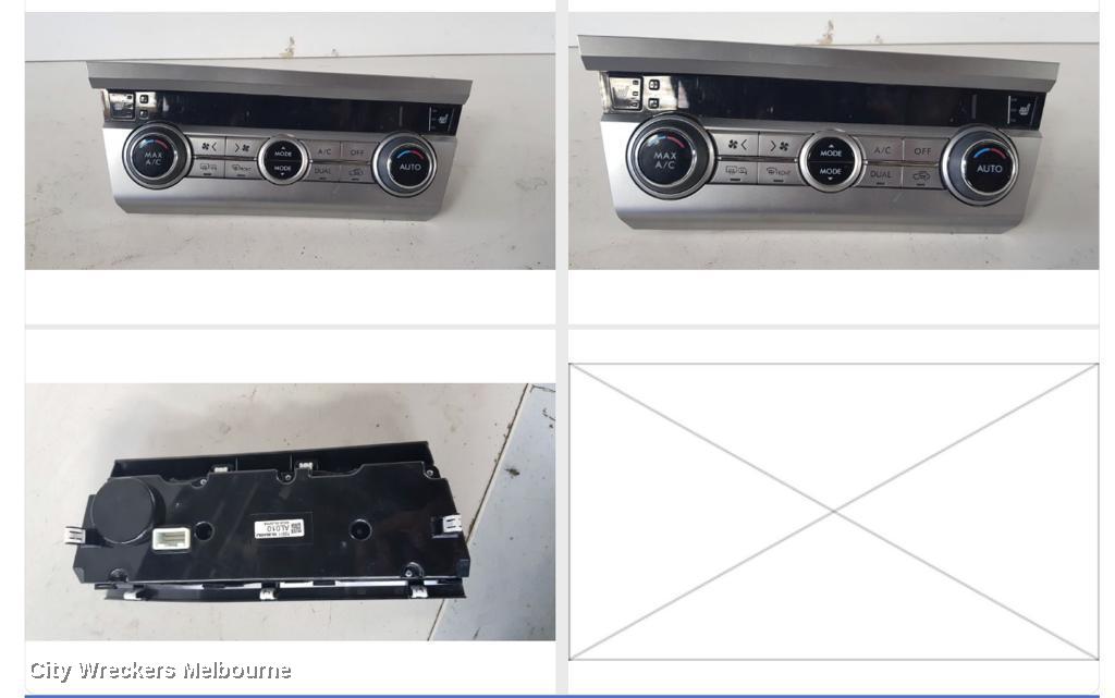 SUBARU OUTBACK HEATER/AC CONTROLS, 6TH GEN, CLIMATE CONTROL TYPE, 08/2014 - 12/2020 - Image 1