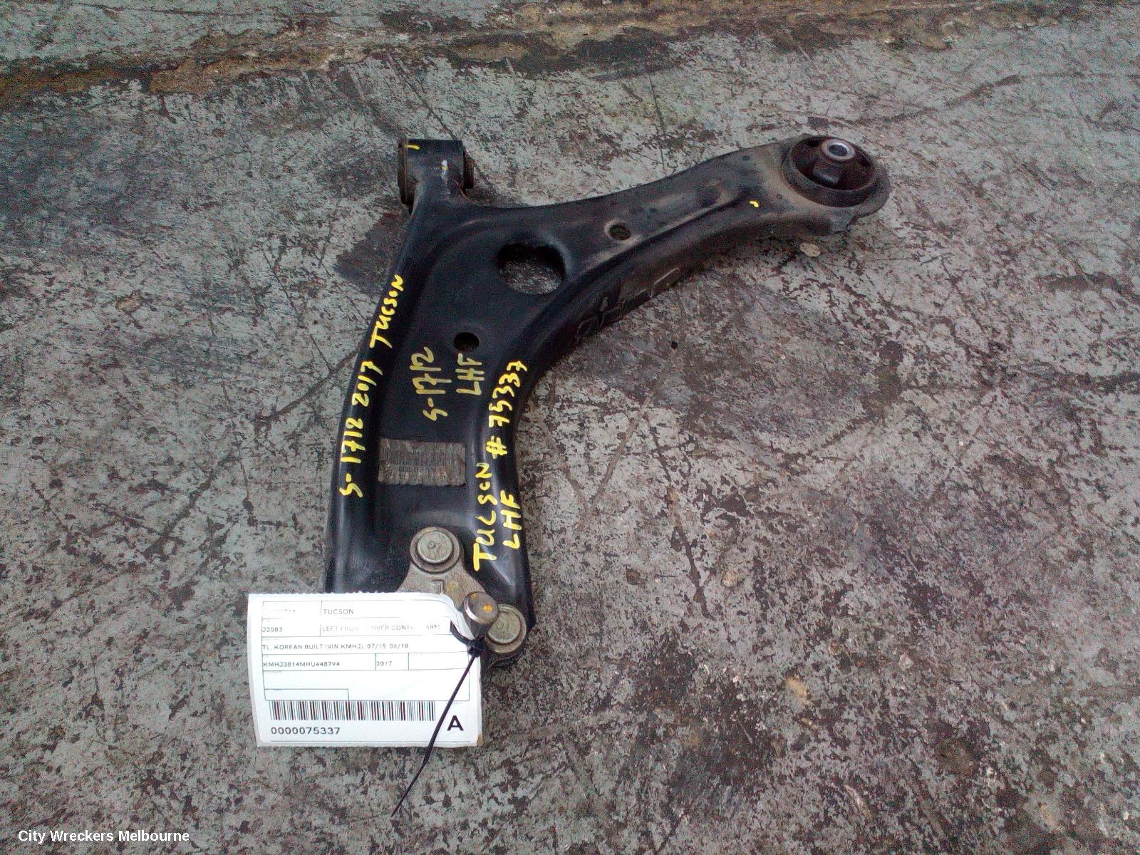 HYUNDAI TUCSON LEFT FRONT LOWER CONTROL ARM, TL, KOREAN BUILT (VIN KMHJ), 07/2015 - 06/2018 - Image 1