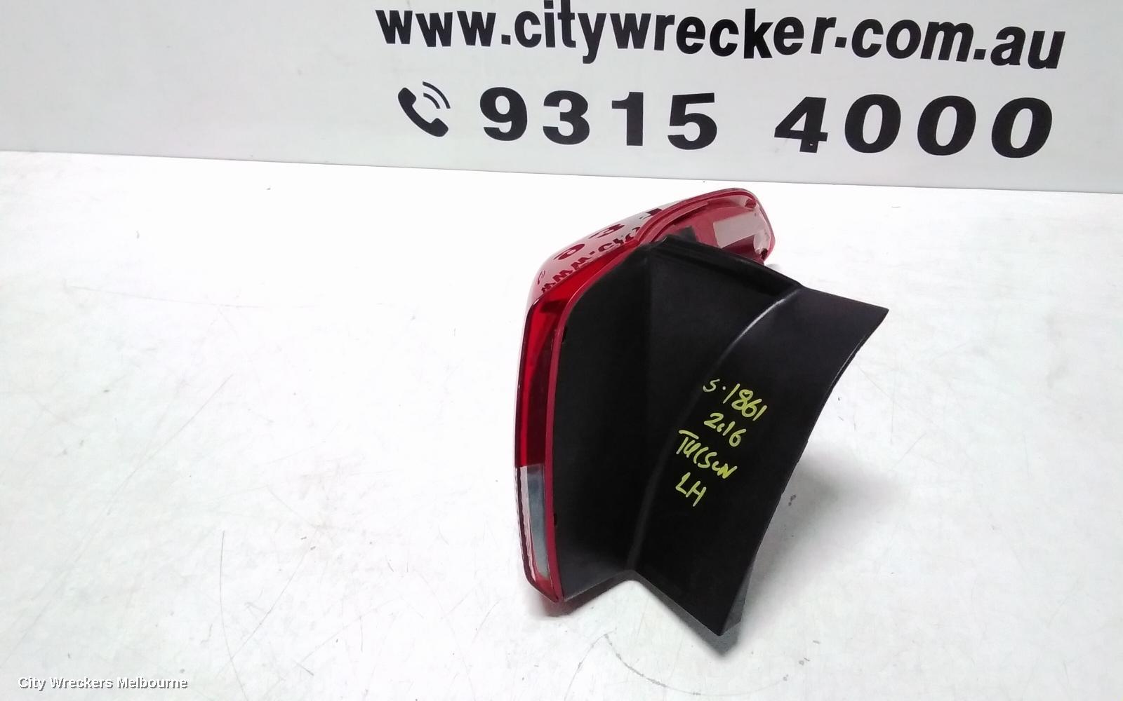 HYUNDAI TUCSON LEFT TAILLIGHT, IN BODY, TL, HIGHLANDER, CZECH BUILT (VIN TMAJ), LED TYPE, 07/2015 - 06/2018 - Image 3