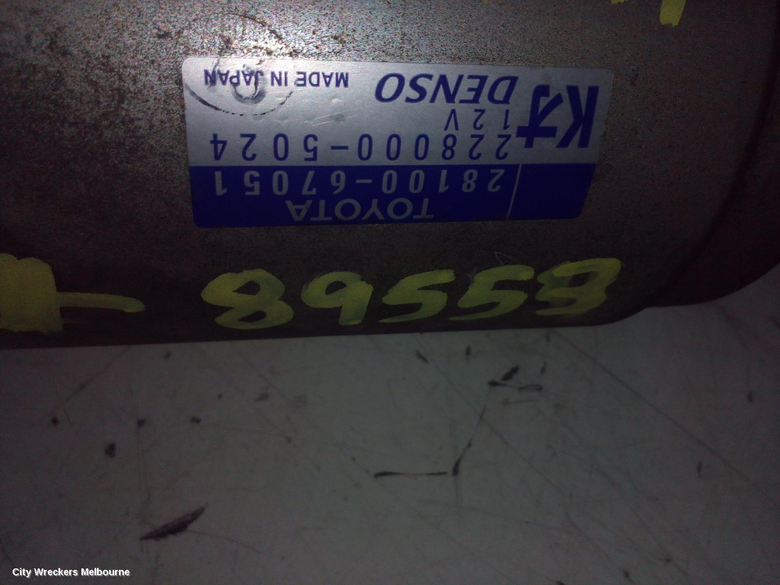 TOYOTA HIACE STARTER, DIESEL, 3.0, 1KD-FTV, TURBO, MANUAL T/M TYPE, KDH, 09/2006 - 04/2019 - Image 2
