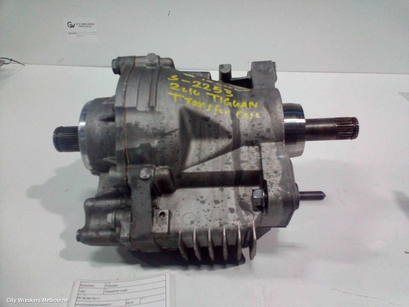 VOLKSWAGEN TIGUAN TRANSFER CASE, AUTO, DIESEL/PETROL, 2.0, AQ450, 6 SPEED, 5N, 05/2008 - 08/2016 - Image 1