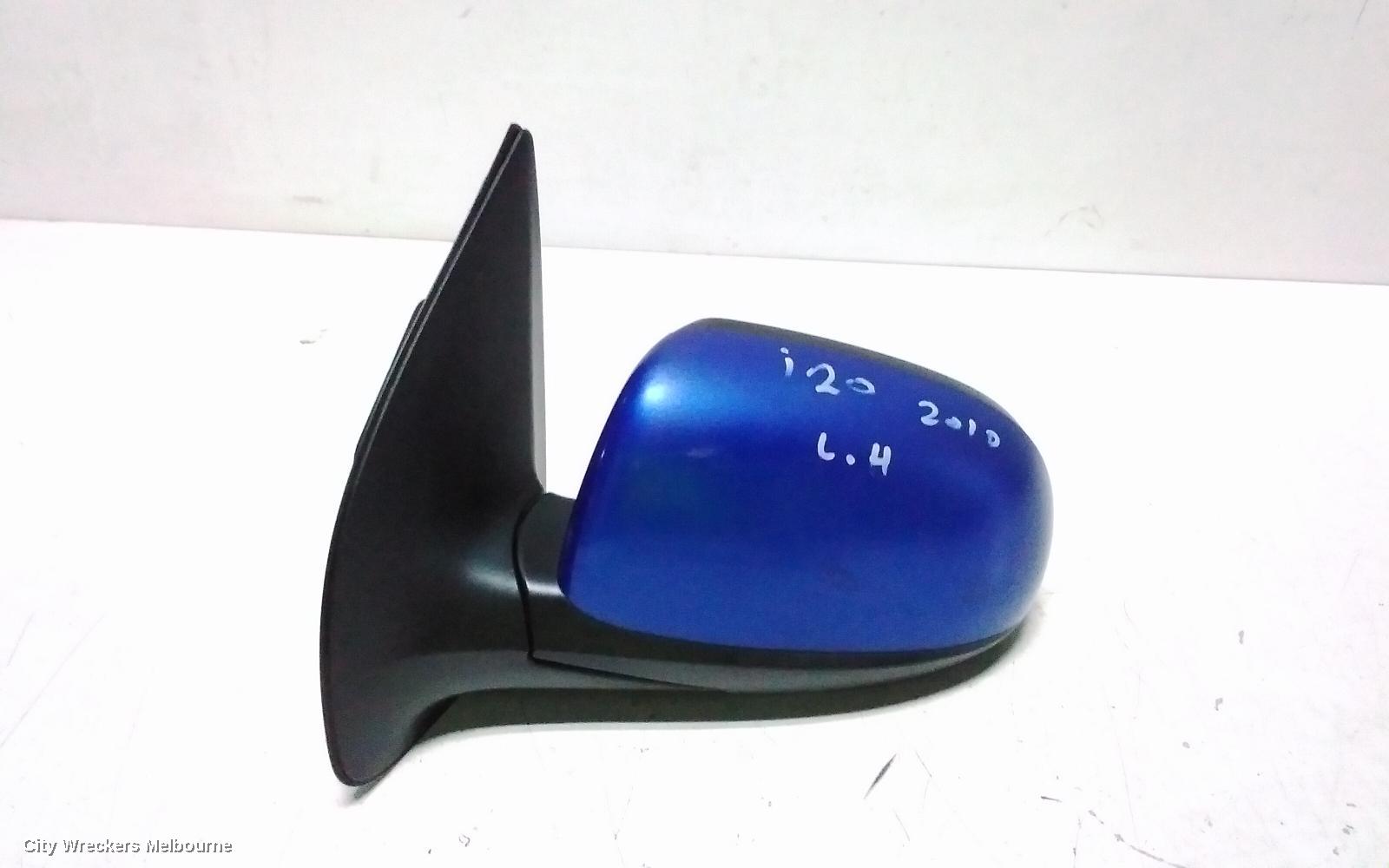 HYUNDAI I20 LEFT DOOR MIRROR, PB, MANUAL FOLDING, NON FLASHER TYPE, 04/2010 - 12/2015 - Image 2