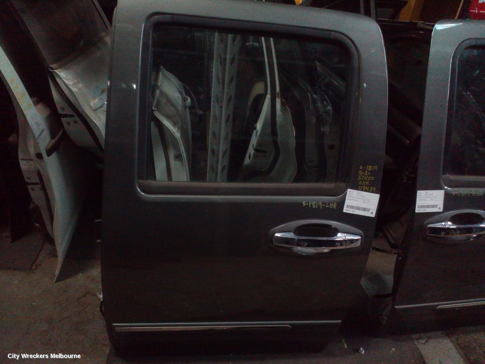 GREAT WALL STEED LEFT REAR DOOR/SLIDING, NBP, DUAL CAB, W/ MOULD TYPE, 07/2016 - 12/2021 - Image 1