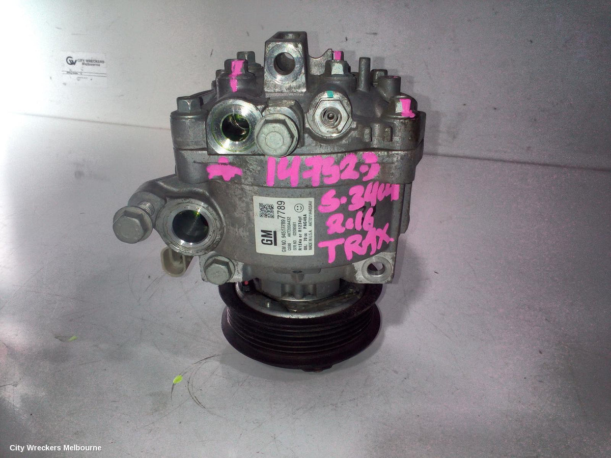 HOLDEN TRAX A/C COMPRESSOR, TJ SERIES, 1.4, PETROL, QS90 TYPE, 08/2014 - 12/2020 - Image 1