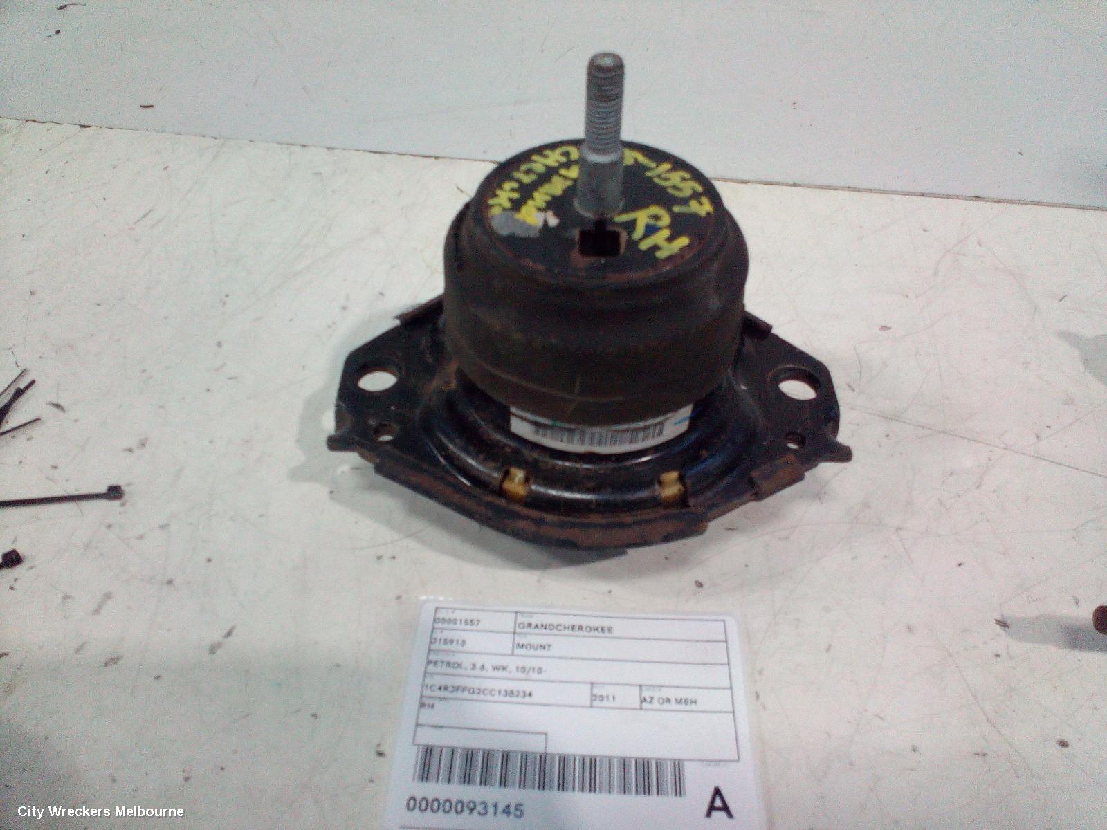JEEP GRANDCHEROKEE MOUNT, ENGINE MOUNT, FRONT, RIGHT, PETROL, 3.6, WK, 10/2010 - 02/2022 - Image 3