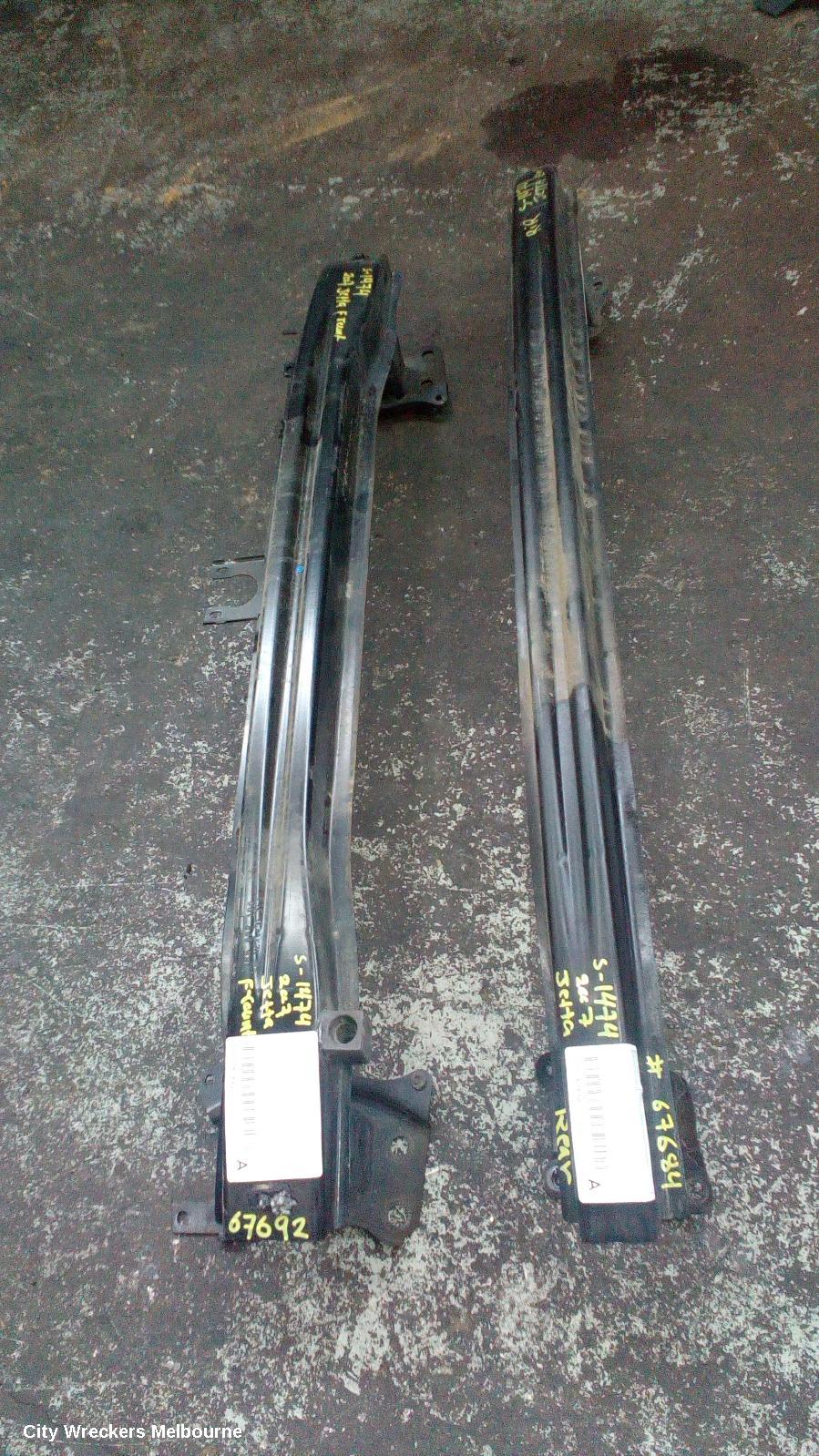 VOLKSWAGEN JETTA R/BAR BRACKET/REINFO, MAIN REINFORCEMENT, 1KM, 02/2006 - 10/2009 - Image 2