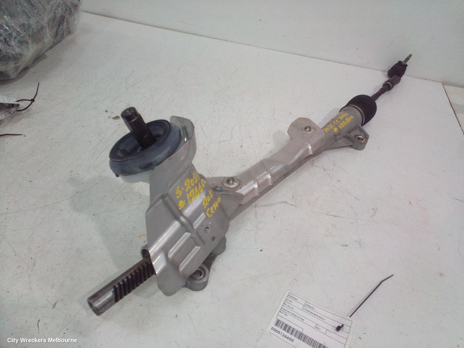 KIA CERATO STEERING BOX/RACK, BD, 04/2018 - 09/2024 - Image 2