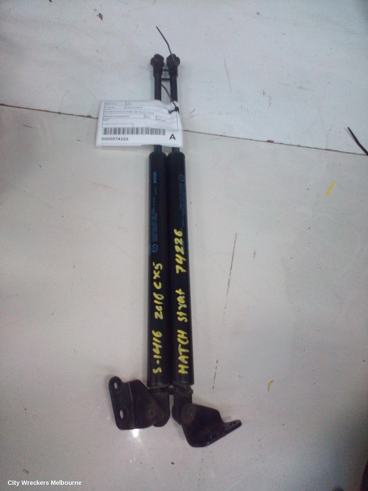 MAZDA CX5 HATCH STRUT, TAILGATE STRUTS (PAIR), KE, 02/2012 - 12/2016 - Image 1