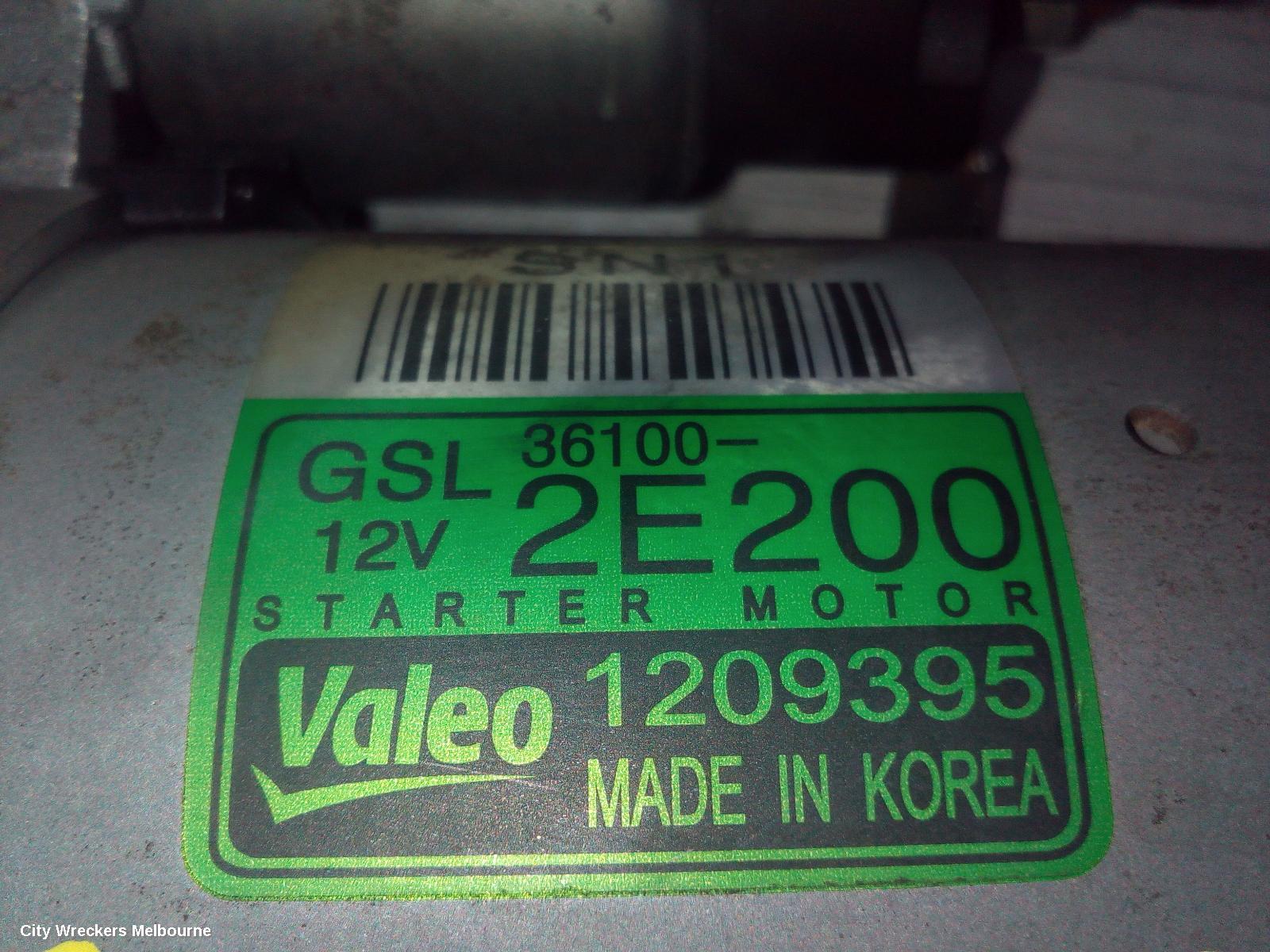 HYUNDAI TUCSON STARTER, PETROL, 2.0, G4NA/G4NC, TL, 07/2015 - 01/2021 - Image 1