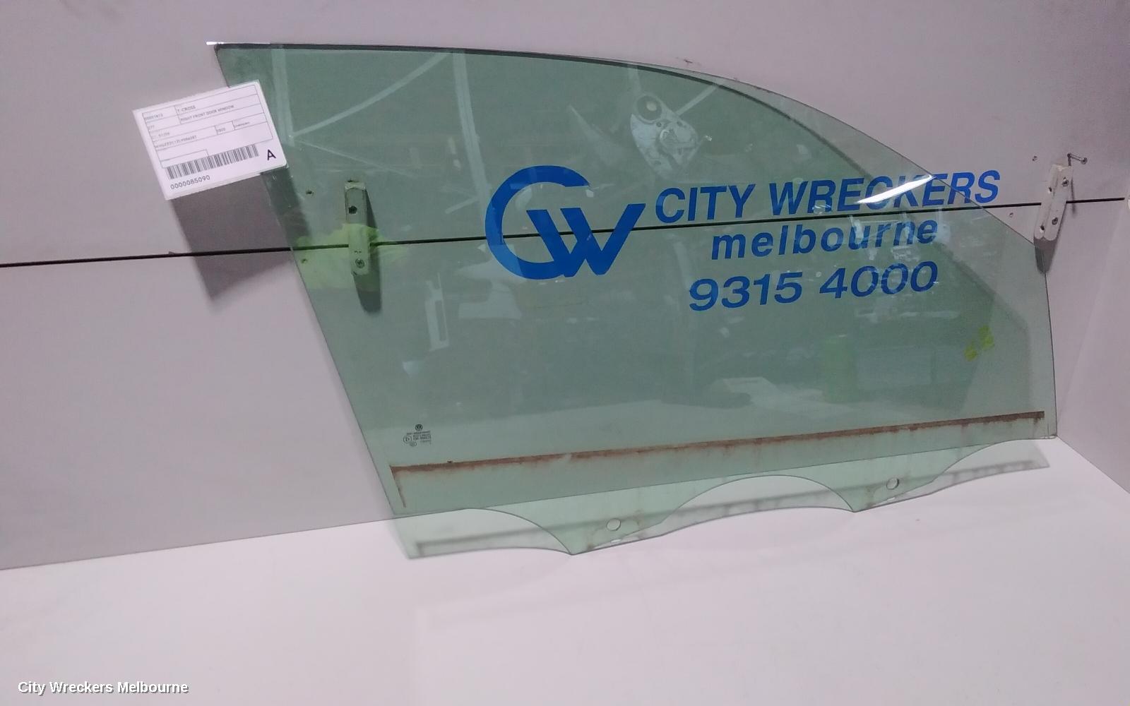 VOLKSWAGEN T-CROSS RIGHT FRONT DOOR WINDOW, C1, 01/2020 ONWARDS - Image 1