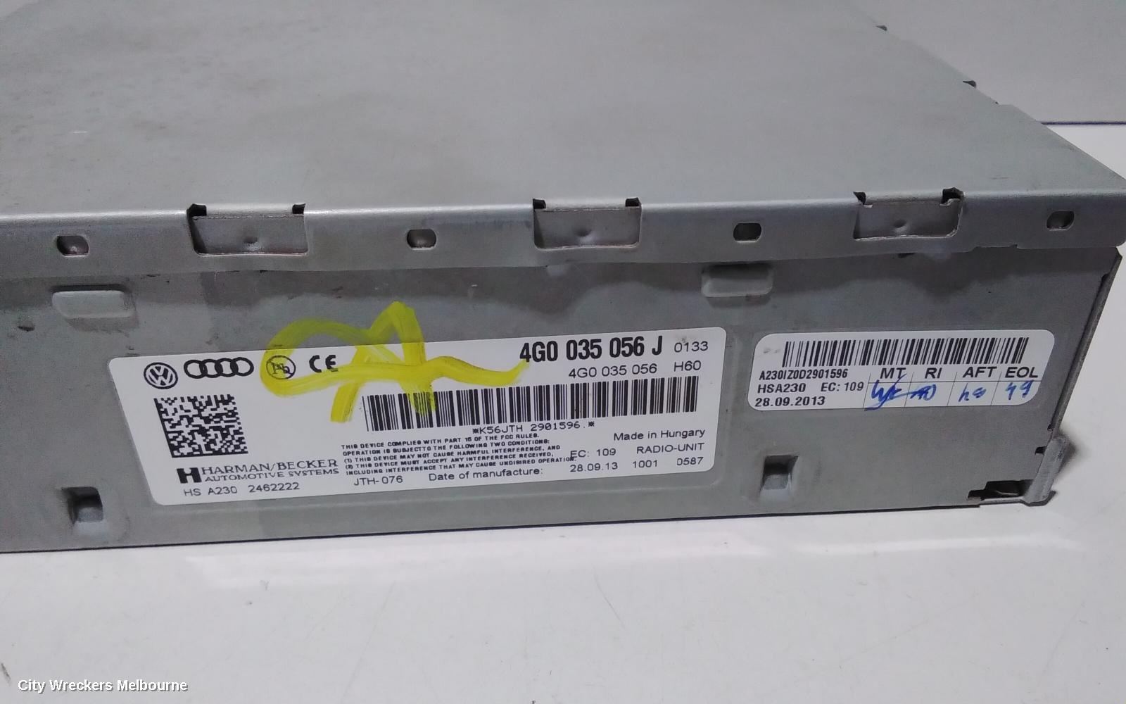 AUDI Q3 RADIO/CD/DVD/SAT/TV, HEAD UNIT/CONTROL UNIT, 8U, 03/2012 - 12/2018 - Image 2