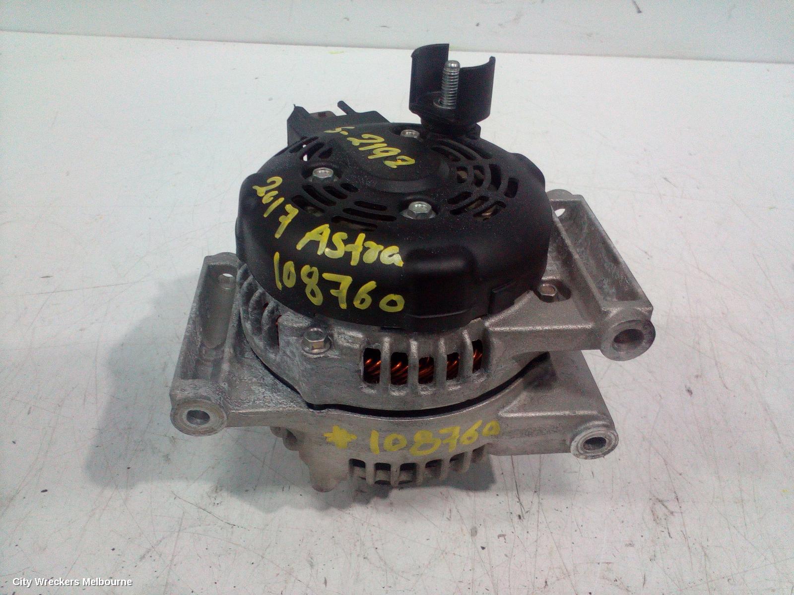 HOLDEN ASTRA ALTERNATOR, PETROL, 1.6, TURBO, 120AMP, PJ, 12/2014 - 01/2017 - Image 3