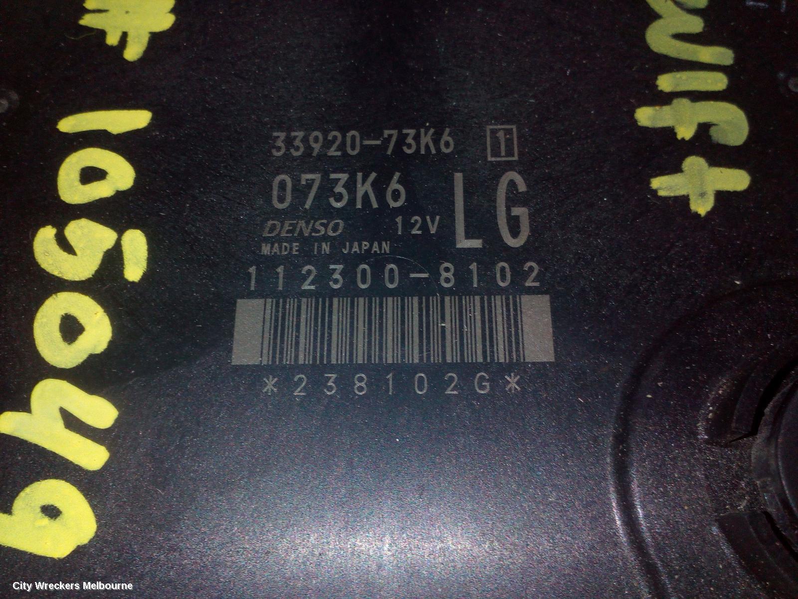 SUZUKI SWIFT ECU, ENGINE ECU, 1.5, M15A, PETROL, MANUAL T/M, ECU ONLY, RS415, 09/2004 - 02/2011 - Image 3