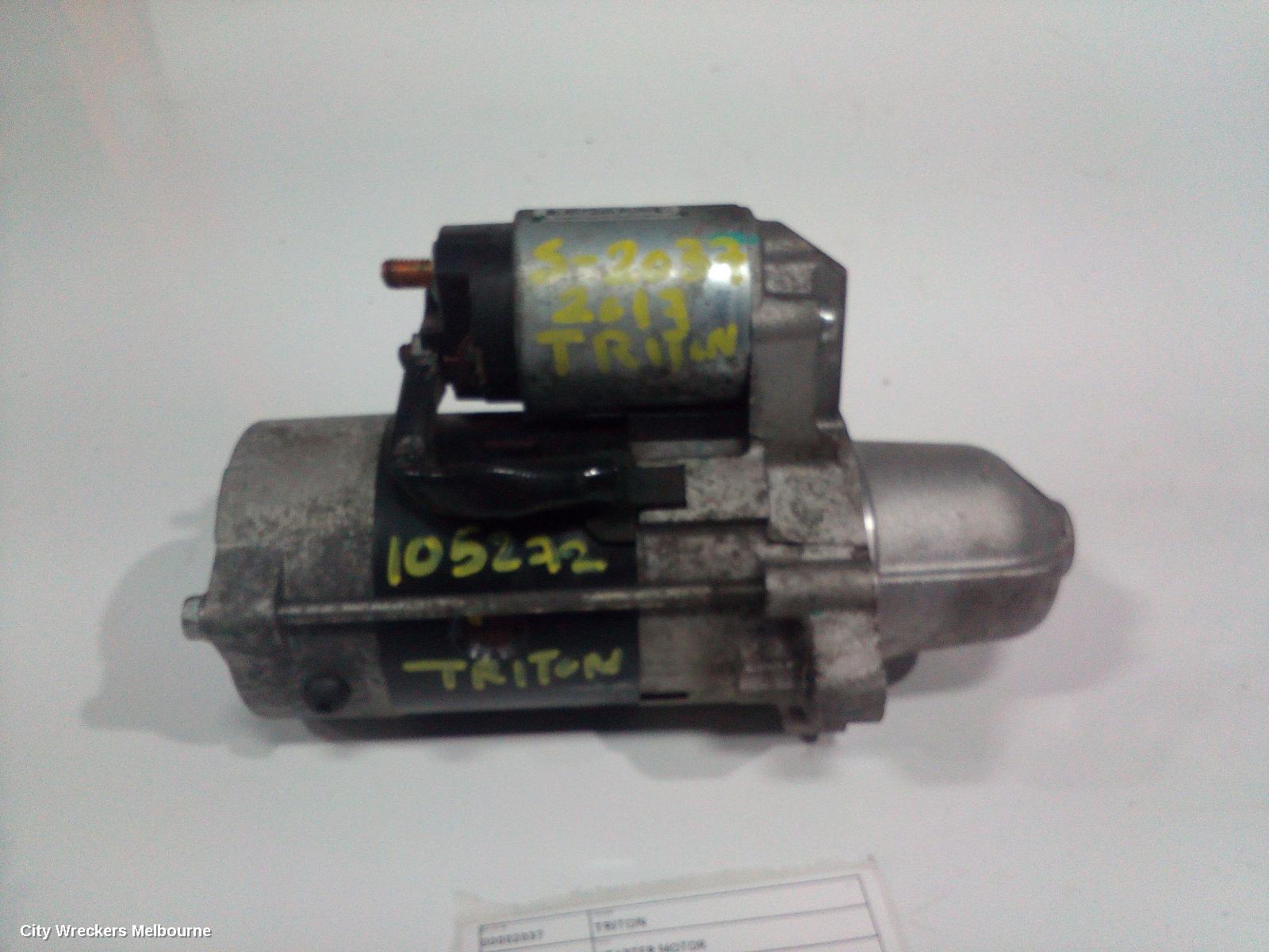 MITSUBISHI TRITON STARTER, DIESEL, 2.4, 4N15, AUTO T/M, MQ-MR, 03/2015 ONWARDS - Image 1