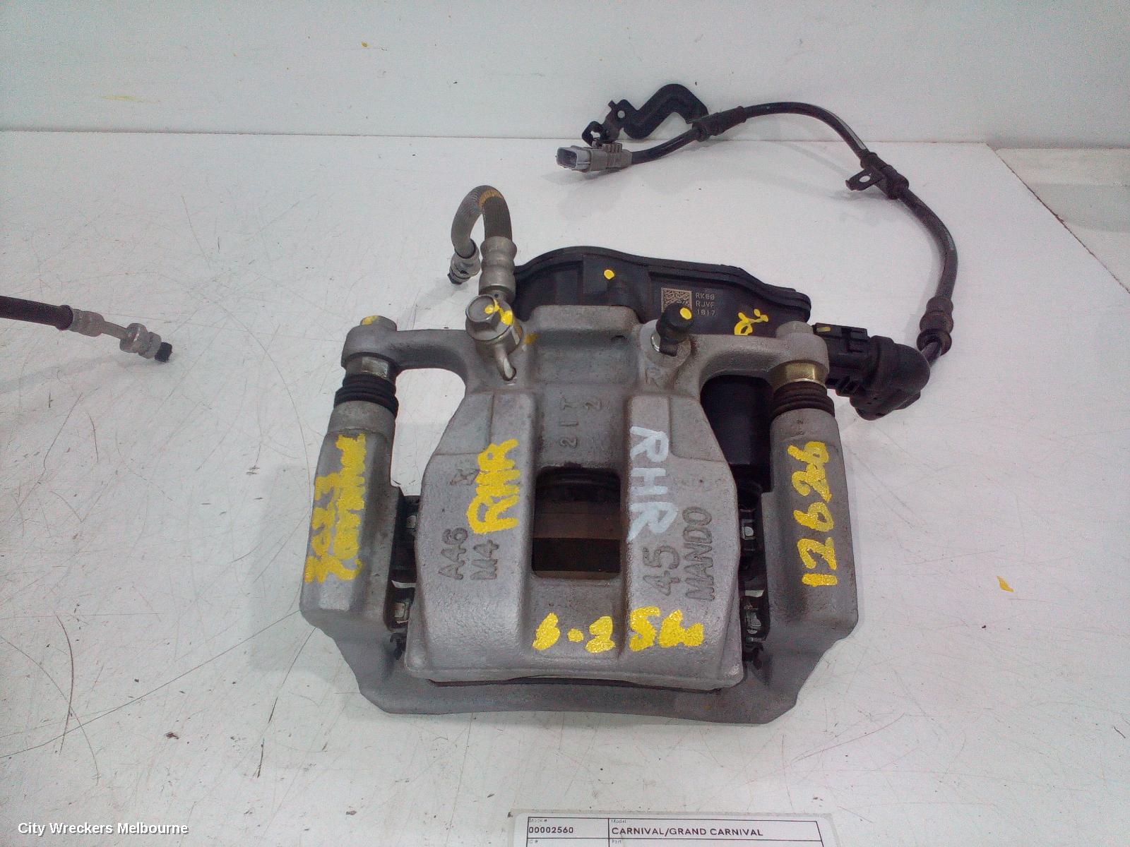 KIA CARNIVAL/GRAND CARNIVAL CALIPER, RH REAR, KA4, 10/2020 ONWARDS - Image 1