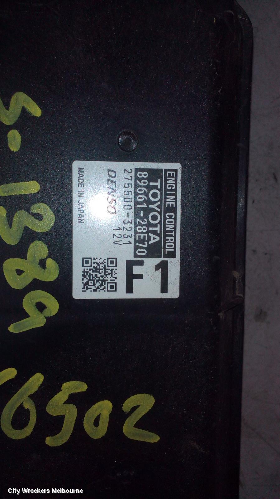 TOYOTA TARAGO ECU, ENGINE ECU, 2.4, 2AZ-FE, P/N 89661-28E70, ECU ONLY, ACR50R, 03/2006 - 06/2020 - Image 2