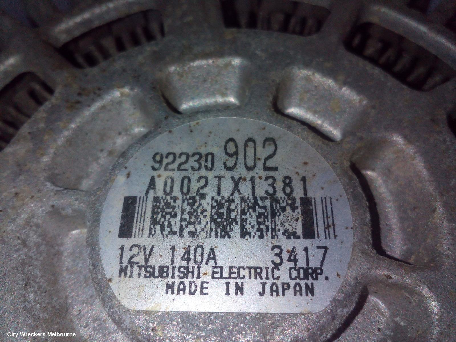 HOLDEN COMMODORE ALTERNATOR, 3.6, LFX/LWR, VF, 05/2013 - 12/2017 - Image 3