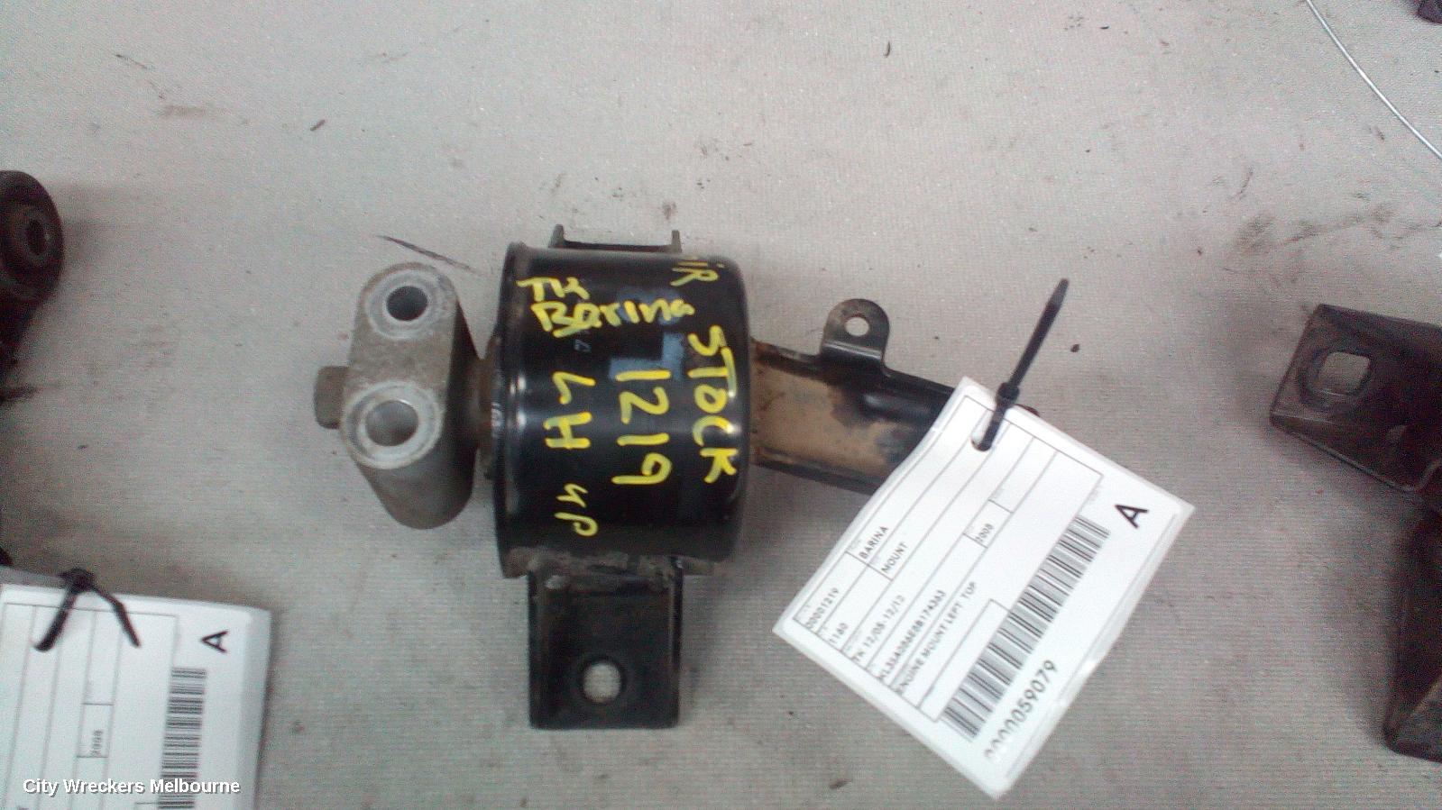 HOLDEN BARINA MOUNT, ENGINE MOUNT, LEFT, PETROL, 1.6, F16D3, TK, 12/2005 - 12/2012 - Image 1