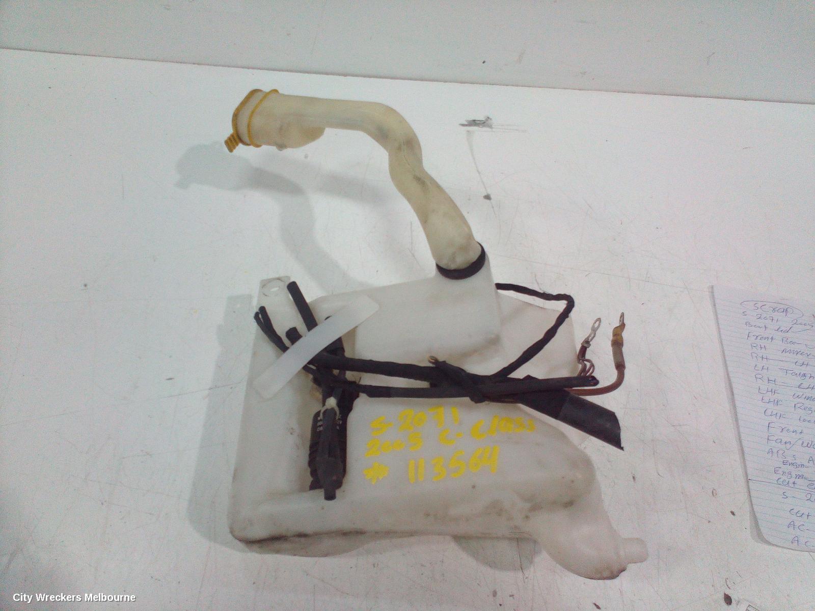 MERCEDES C CLASS WASHER BOTTLE, S203/CL203, SEDAN/COUPE, 2 PUMP TYPE, 11/2000 - 06/2007 - Image 2