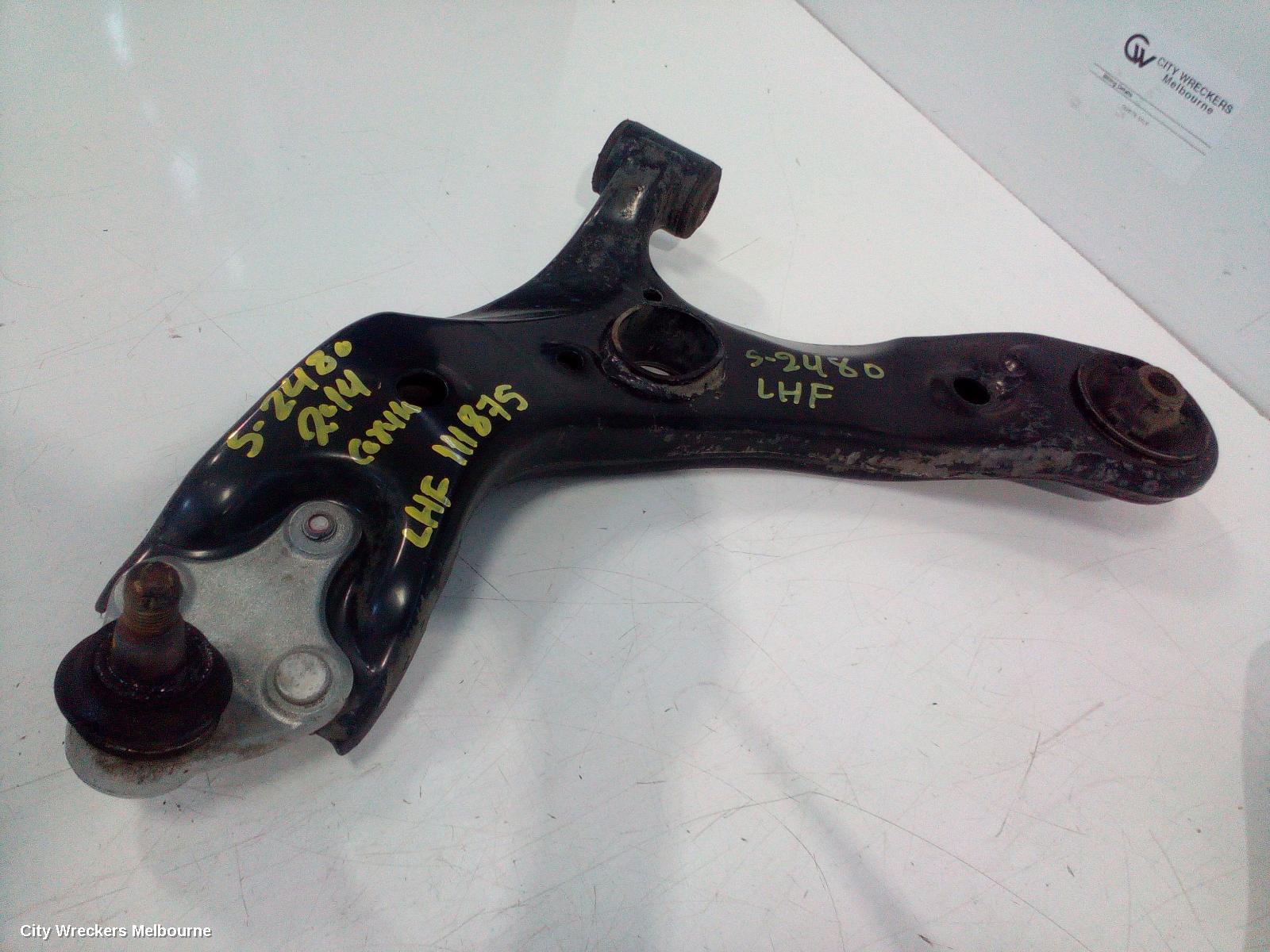 TOYOTA COROLLA LEFT FRONT LOWER CONTROL ARM, ZRE182R/ZWE186R, HATCH, 10/2012 - 06/2018 - Image 1