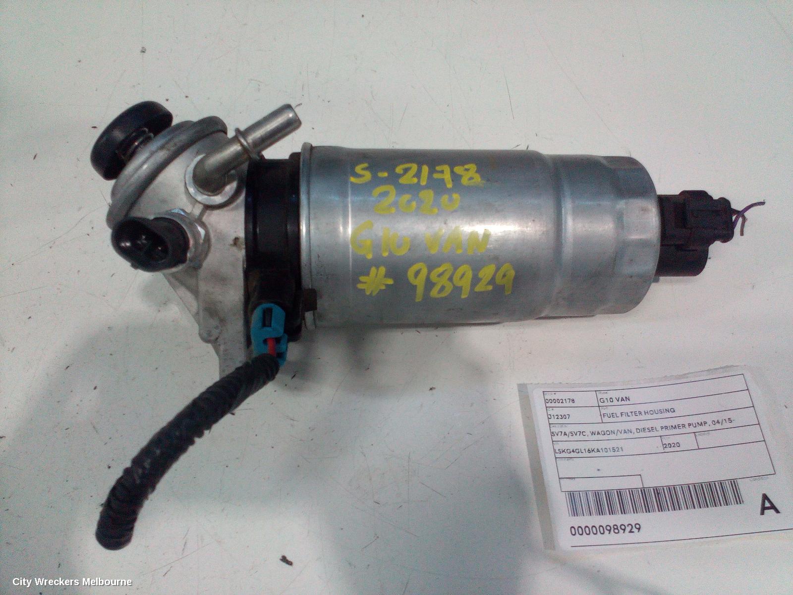 LDV G10 FUEL FILTER HOUSING, SV7A/SV7C, WAGON/VAN, 1.9, DIESEL, PRIMER PUMP, 04/2015 - 06/2021 - Image 2