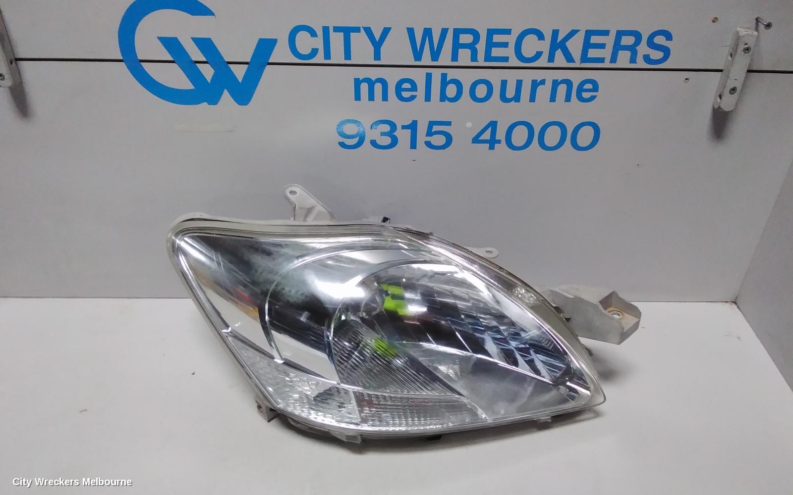 TOYOTA YARIS RIGHT HEADLAMP, NCP9#, SEDAN, NON HID, ELECT ADJ, LENS# 52163, 03/2006 - 06/2016 (AUS ONLY) - Image 1