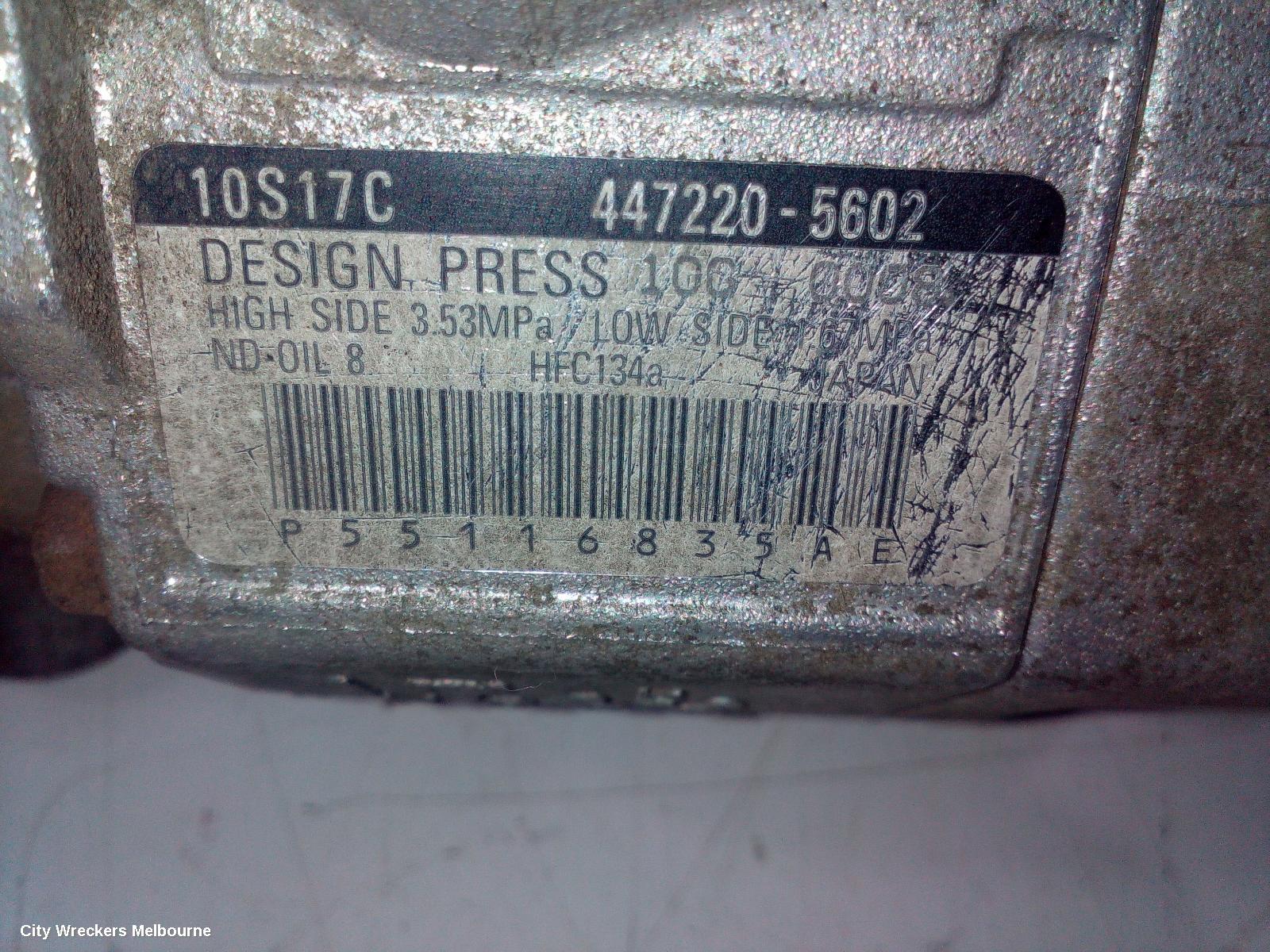 CHRYSLER 300C A/C COMPRESSOR, 3.0 V6, DIESEL, 01/2006 - 12/2011 - Image 3