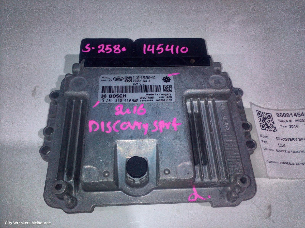 LAND ROVER DISCOVERY SPORT ECU, ENGINE ECU, 2.0, PETROL, ECU ONLY, L550, 01/2015 ONWARDS - Image 2