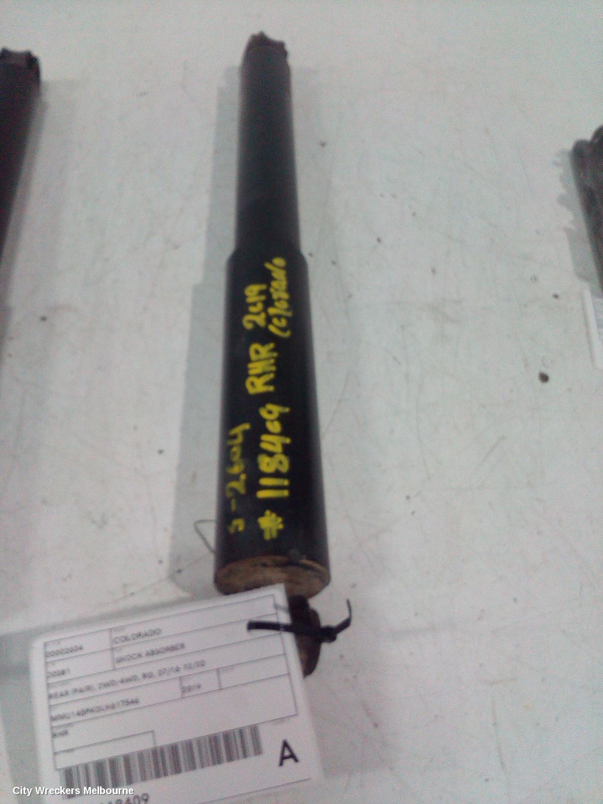 HOLDEN COLORADO SHOCK ABSORBER, REAR (PAIR), 2WD/4WD, RG, 07/2016 - 12/2020 - Image 1