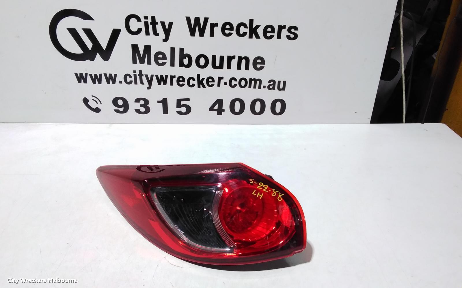 MAZDA CX5 LEFT TAILLIGHT, KE, IN BODY, NON LED TYPE,  02/2012 - 12/2016 - Image 1