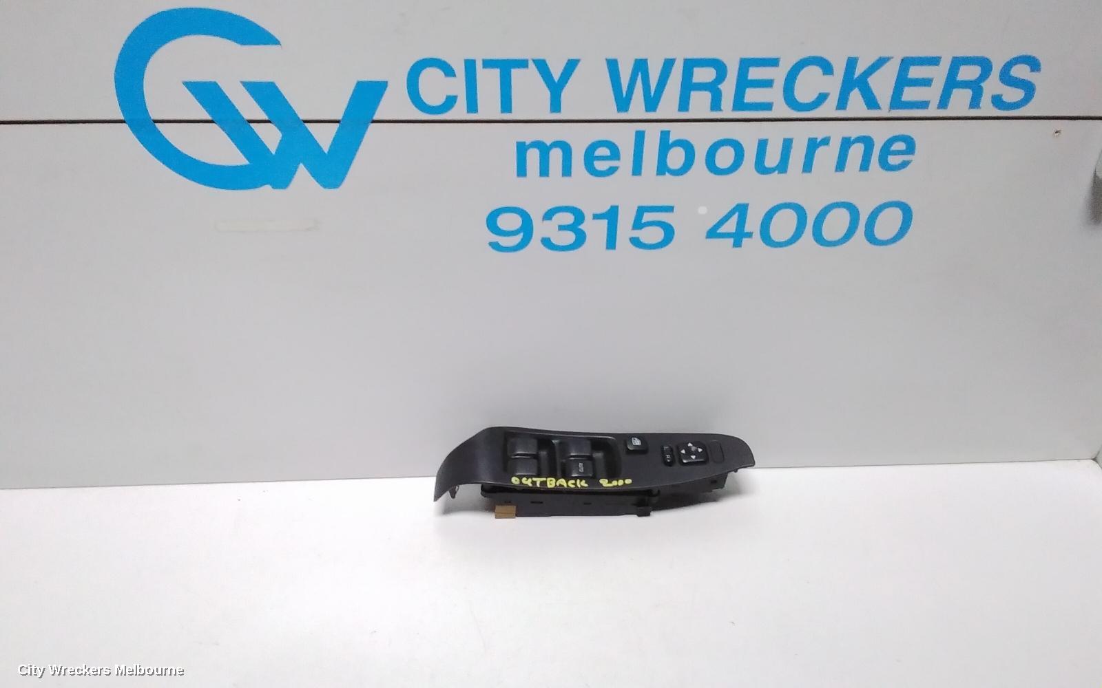 SUBARU OUTBACK PWR DR WIND SWITCH, RH FRONT (MASTER SWITCH), 3RD GEN, 12/1998 - 08/2003 - Image 1