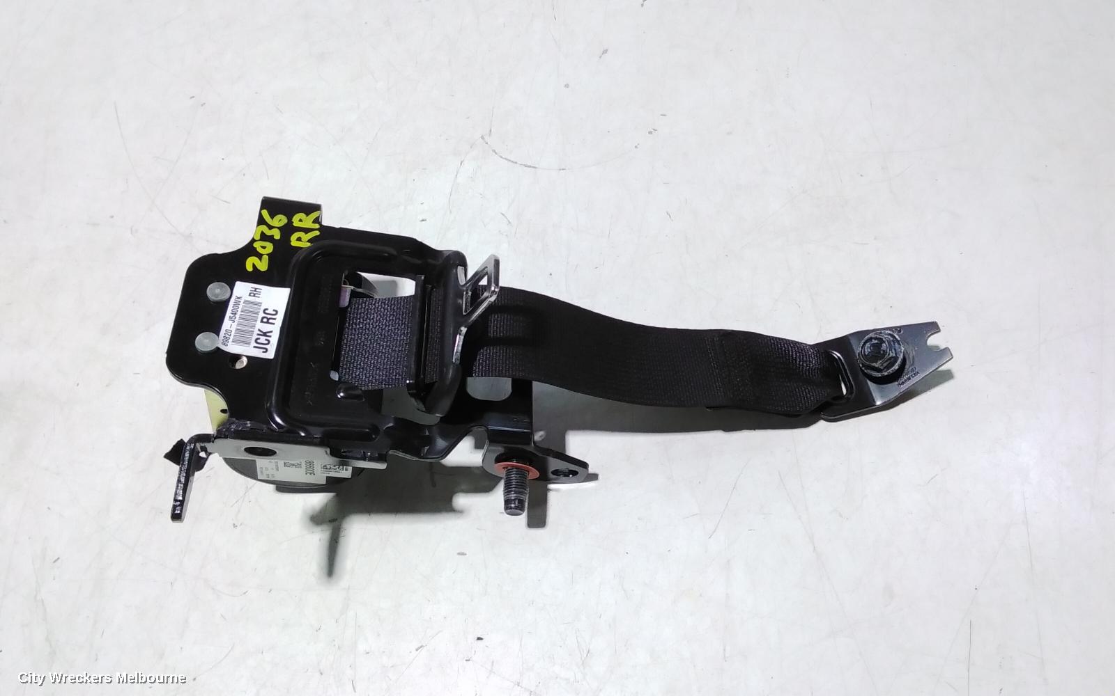 KIA STINGER SEATBELT/STALK, RH REAR, SEAT BELT ONLY, CK, 06/2017 - 04/2023 - Image 3