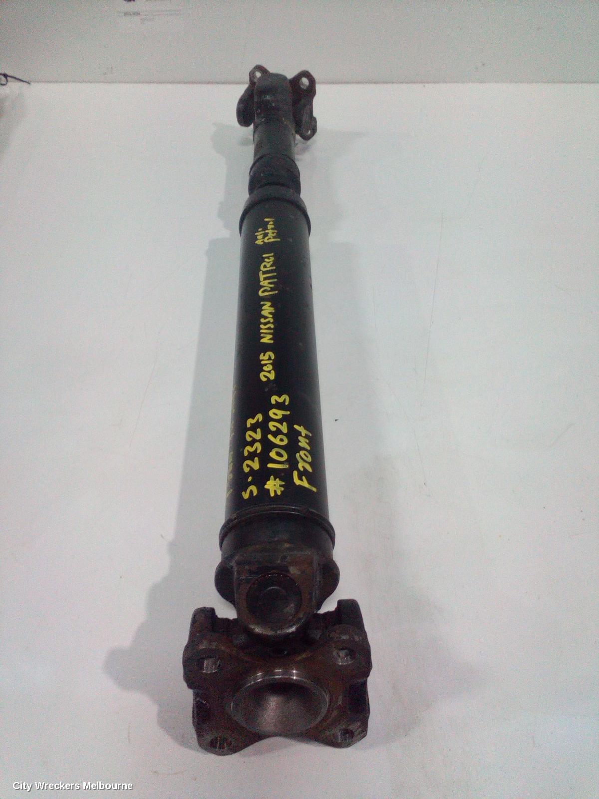 NISSAN PATROL FRONT PROP SHAFT, Y62, 11/2012 ONWARDS - Image 1