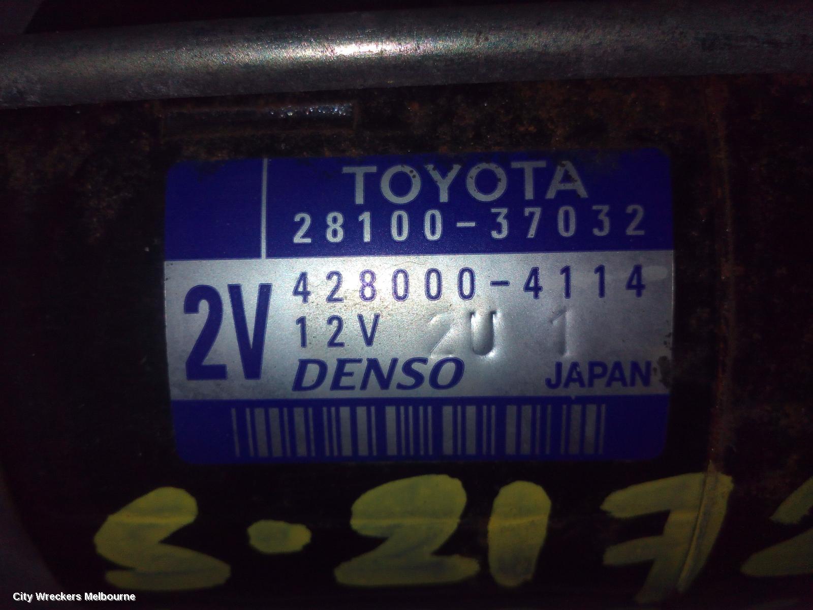 TOYOTA RAV4 STARTER, PETROL, 2.0, 3ZR-FE, ZSA42R, 12/2012 - 11/2018 - Image 3